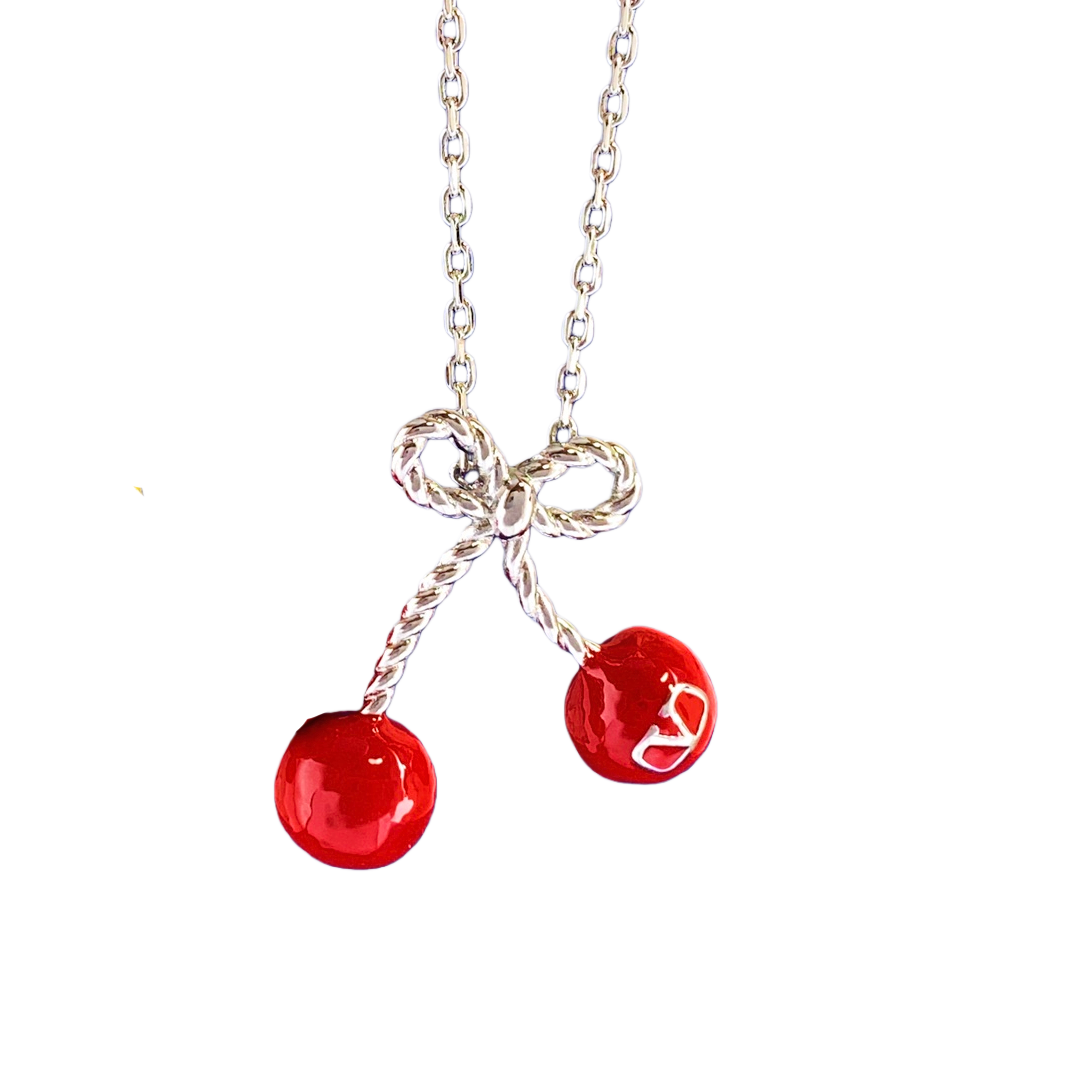 VTN053 Valentino Garavani Cherryfic necklace - ccjewelryacc