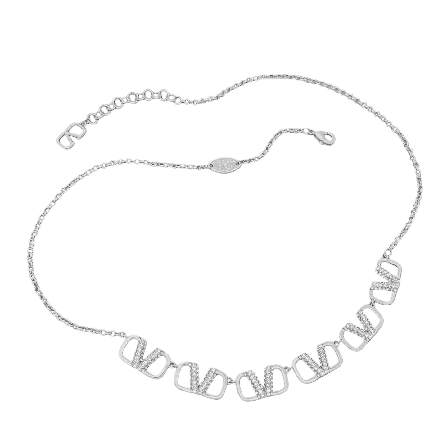 VTN064 Valentino Garavani VLOGO SIGNATURE Choker necklace - ccjewelryacc