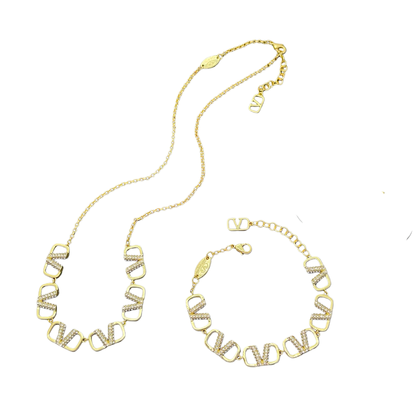 VTN064 Valentino Garavani VLOGO SIGNATURE Choker necklace - ccjewelryacc