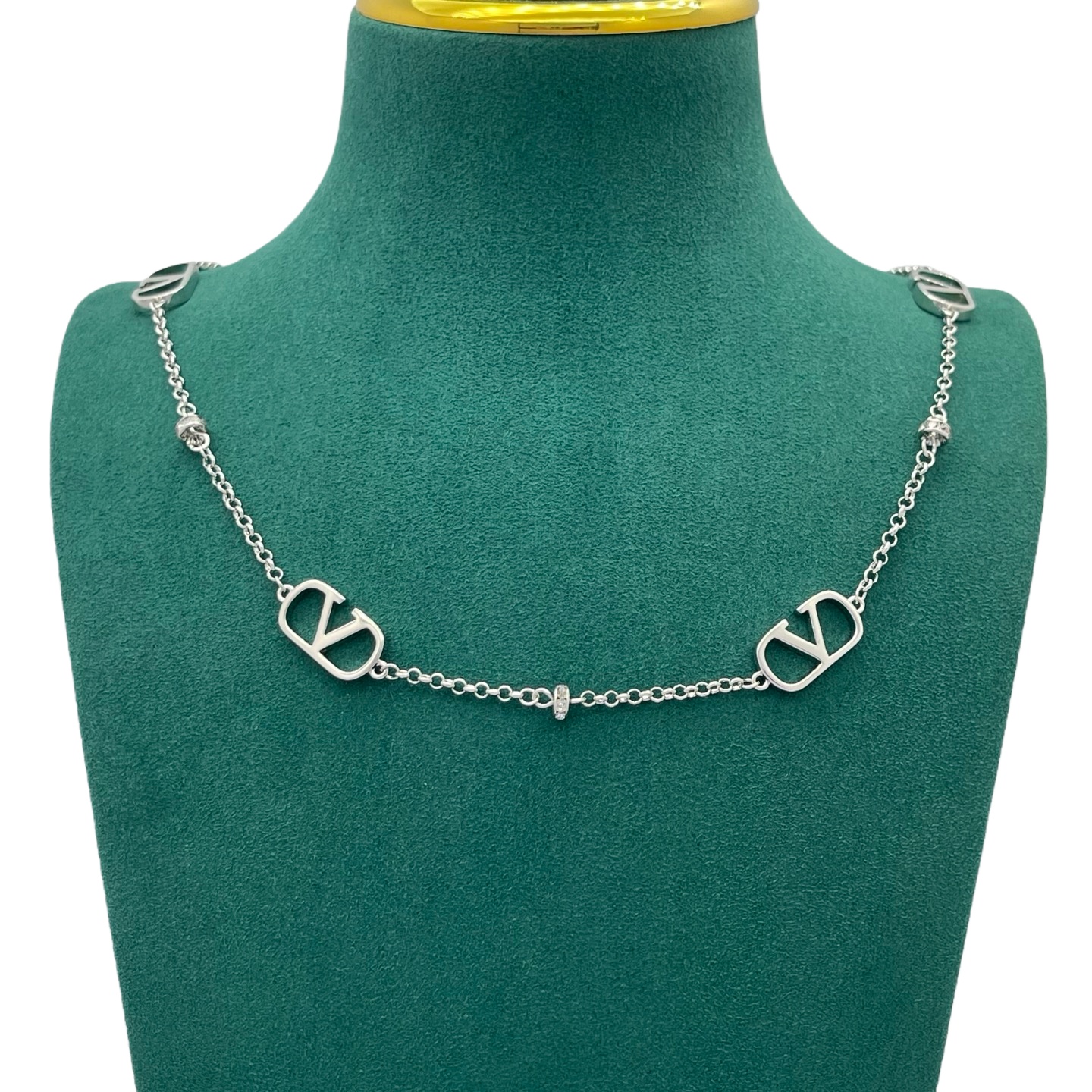 VTN062 Valentino Garavani VLOGO SIGNATURE Choker necklace - ccjewelryacc