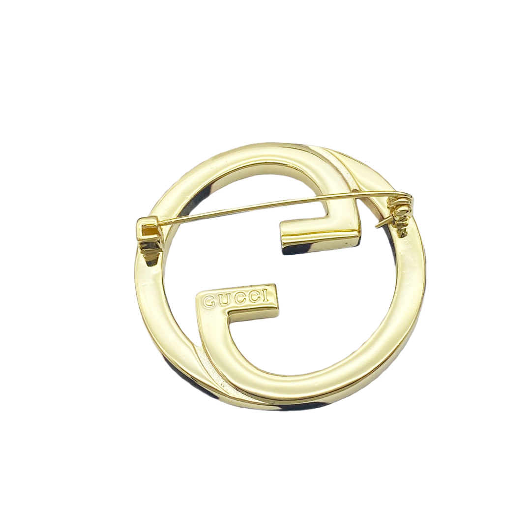 GGB043 Metal GG Brooch Pin - ccjewelryacc