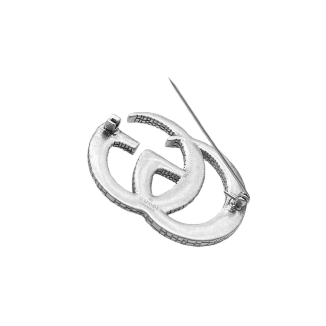 GGB004 GG Snakeskin texture brooch pin - ccjewelryacc