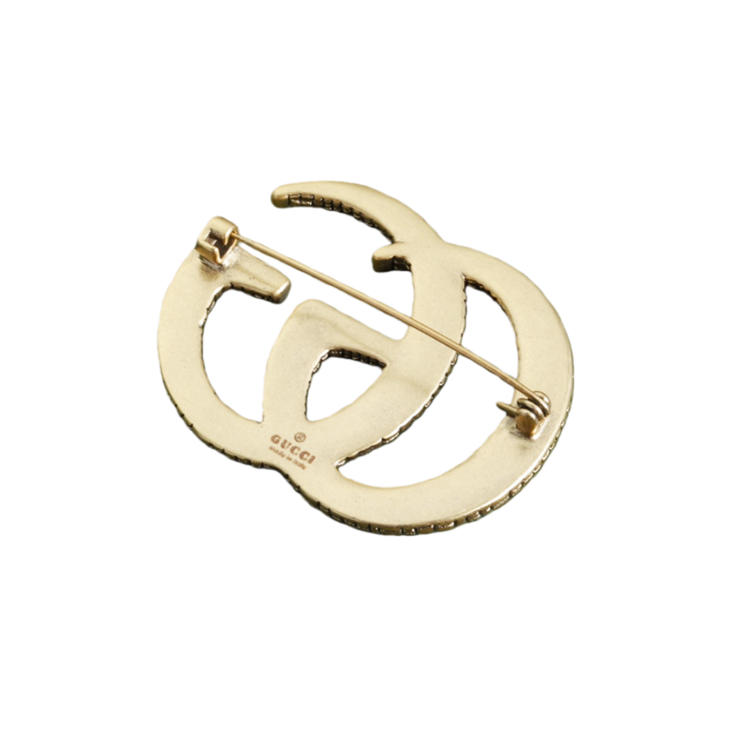 GGB004 GG Snakeskin texture brooch pin - ccjewelryacc