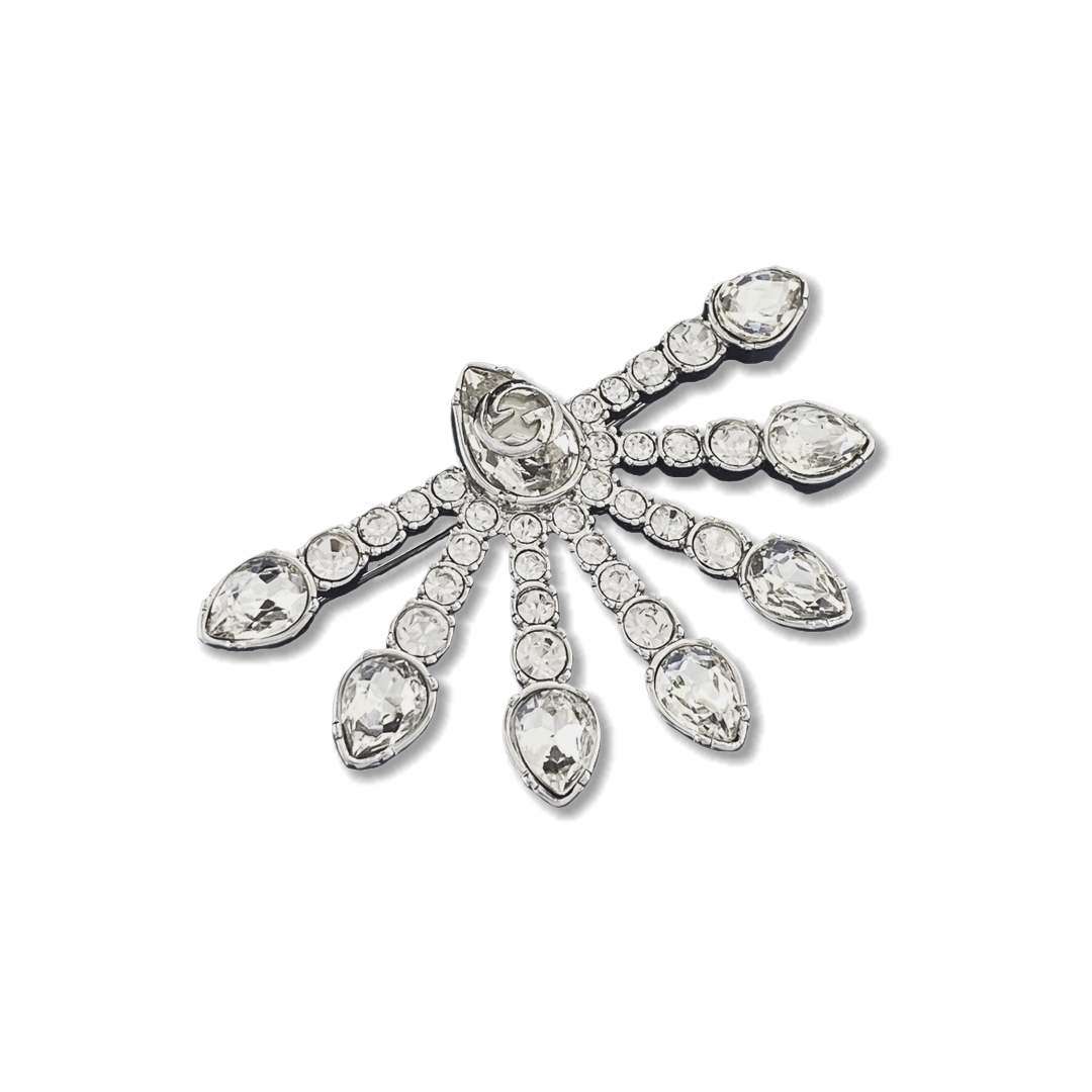 GGB022 GG Zircon brooch pin - ccjewelryacc