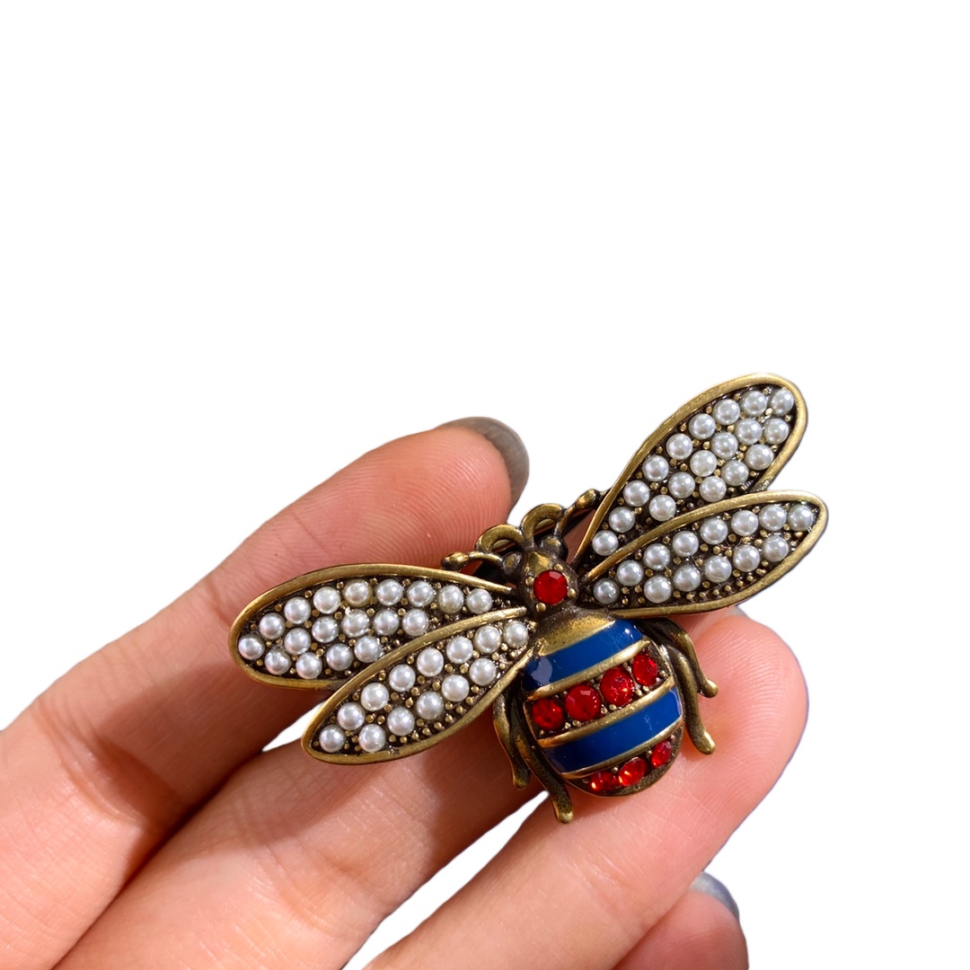 GGB020 Vintage GG Bee brooch pin - ccjewelryacc