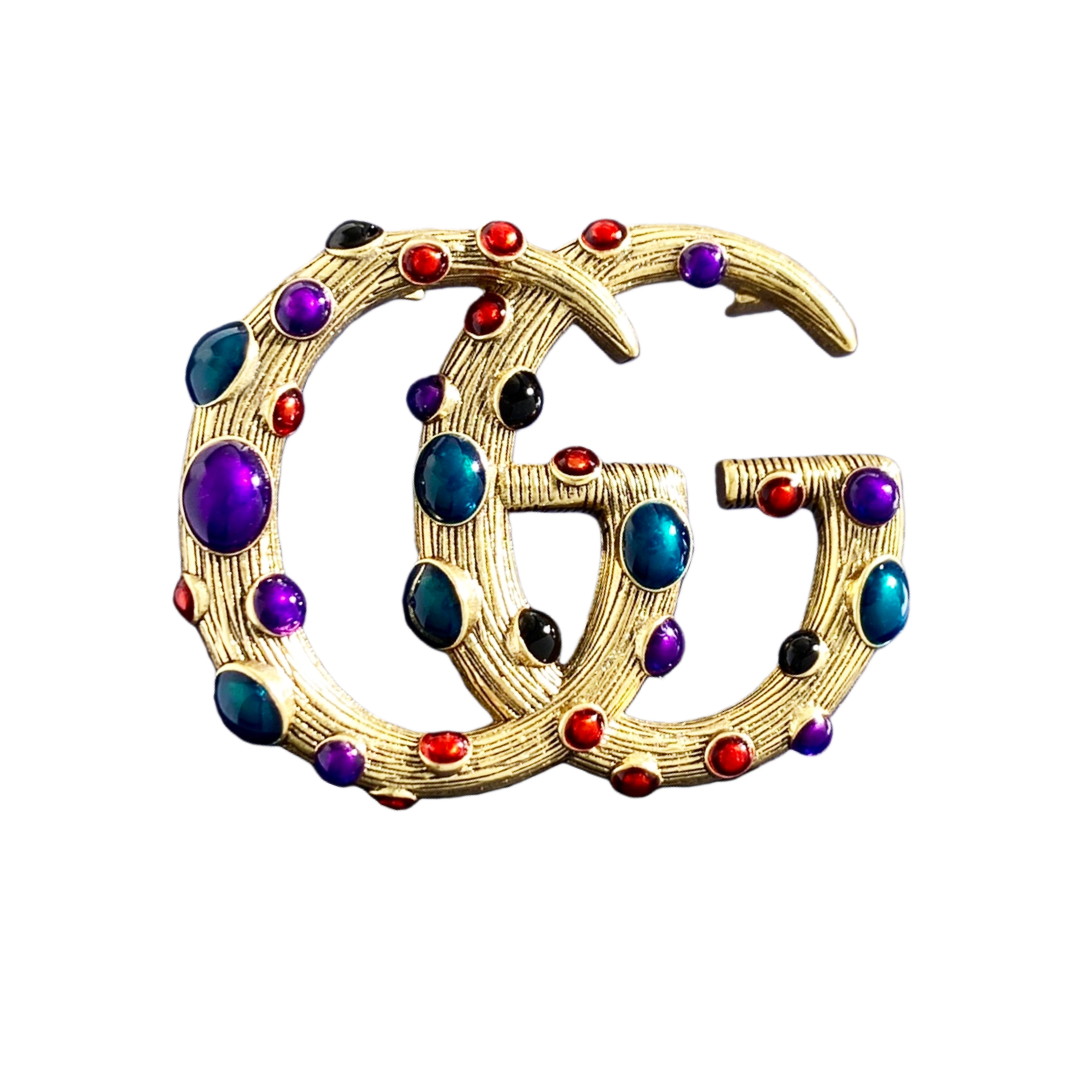 GGB015 Vintage GG brooch pin - ccjewelryacc