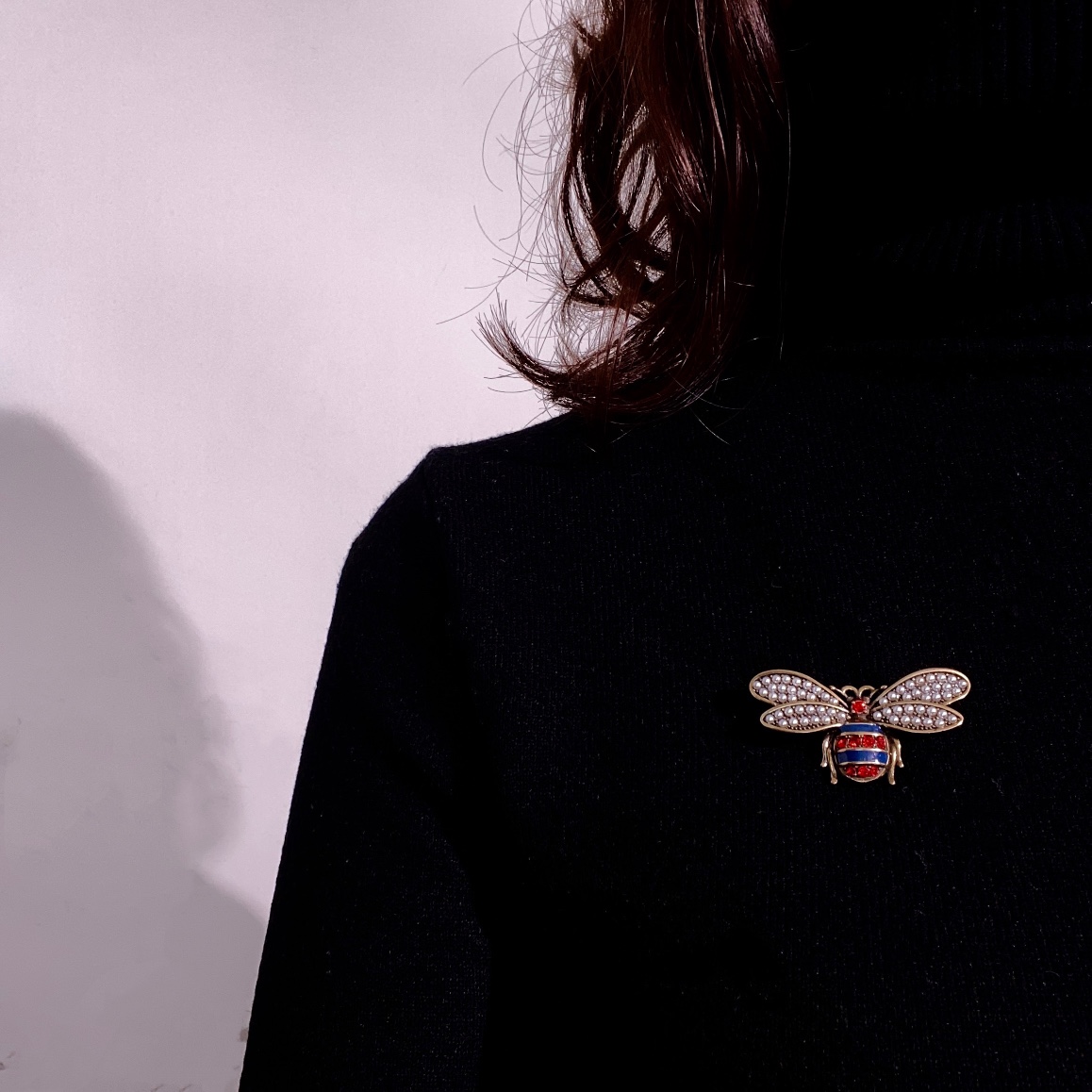 GGB020 Vintage GG Bee brooch pin - ccjewelryacc