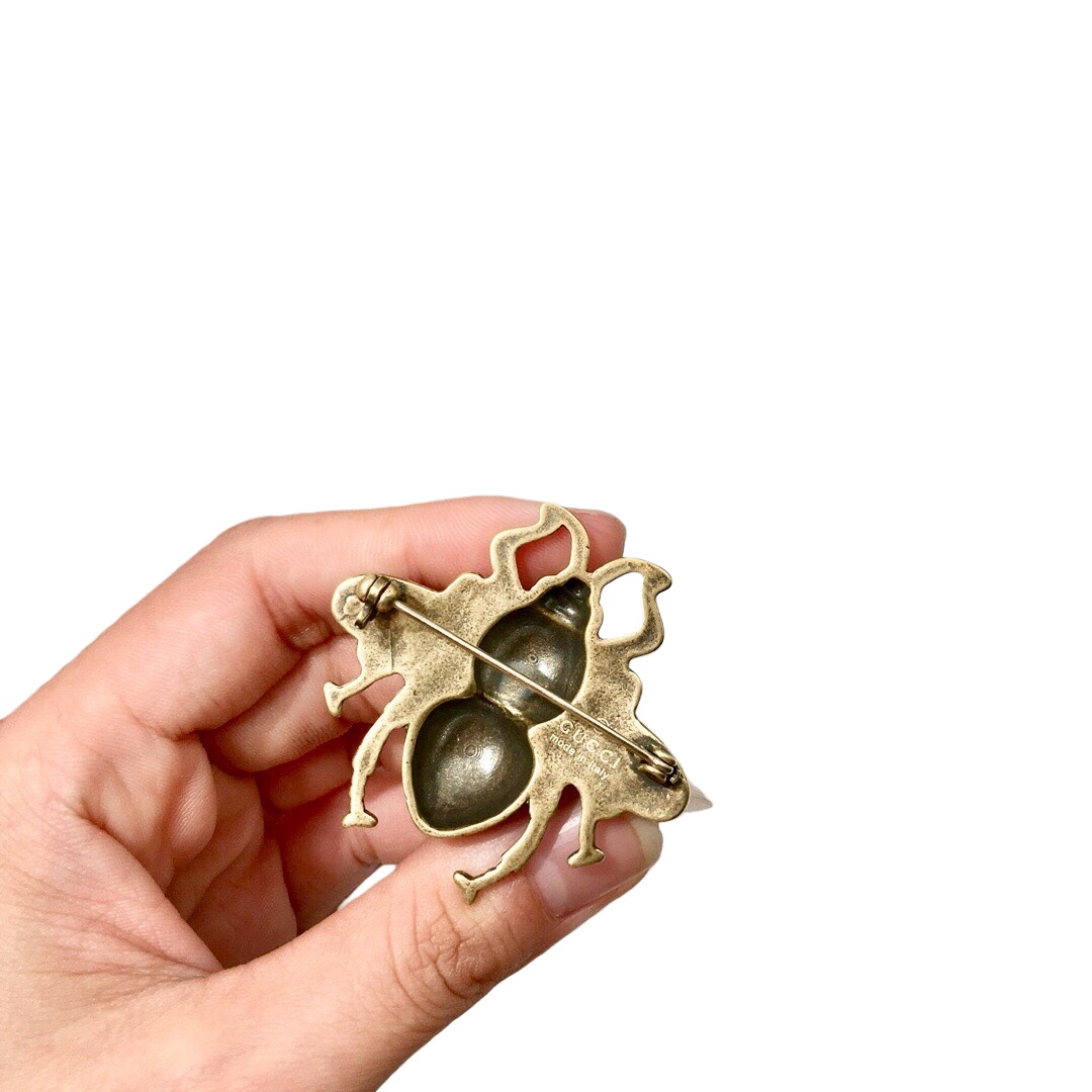 GGB020 Vintage GG Bee brooch pin - ccjewelryacc