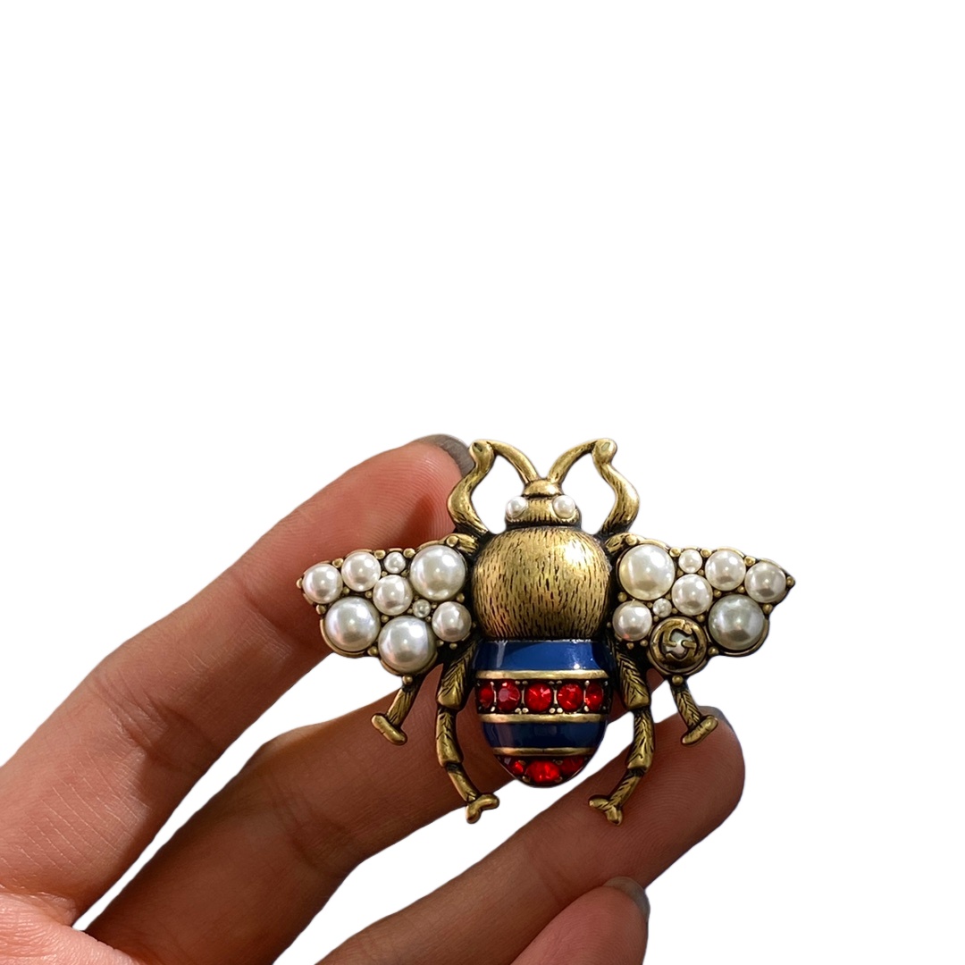 GGB020 Vintage GG Bee brooch pin - ccjewelryacc