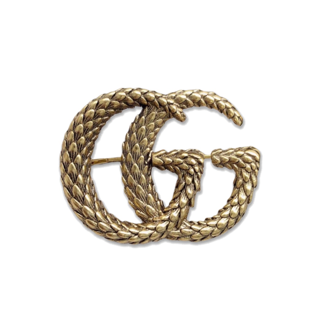 GGB025 Vintage squama GG brooch pin - ccjewelryacc
