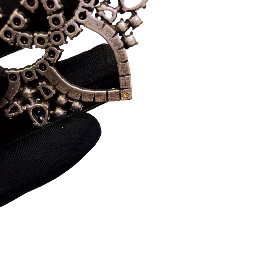 GGB038 Swarovski crystal GG brooch pin - ccjewelryacc
