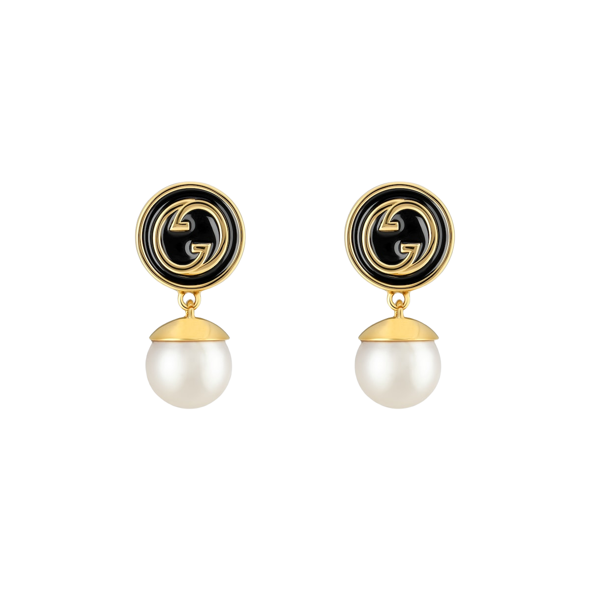 GGE033 GG pearl drop earring - ccjewelryacc
