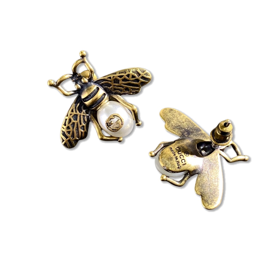 GGE019 Vintage GG Bee earrings - ccjewelryacc
