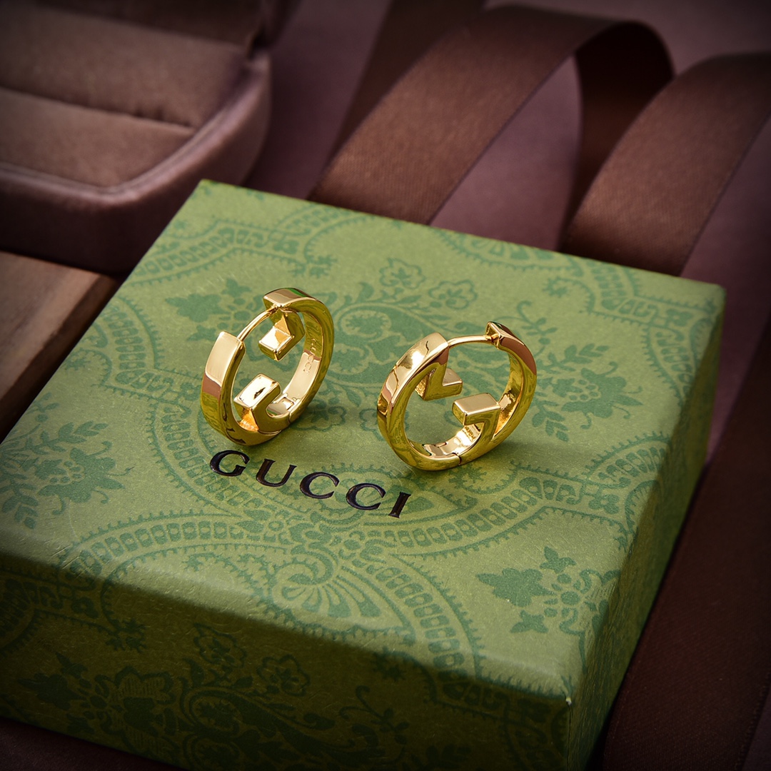 GGE015 Gucci Blondie earrings in metal - ccjewelryacc