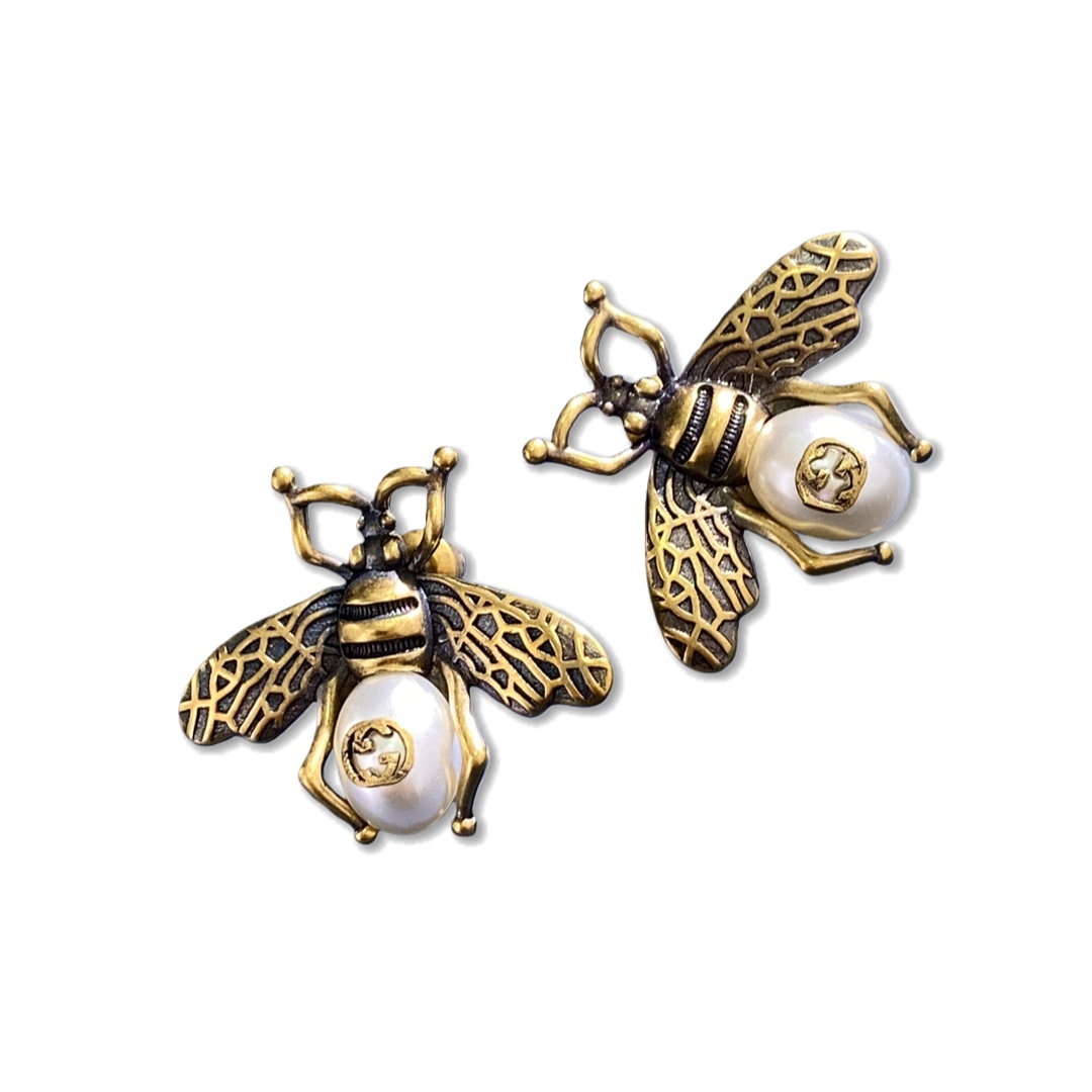 GGE019 Vintage GG Bee earrings - ccjewelryacc