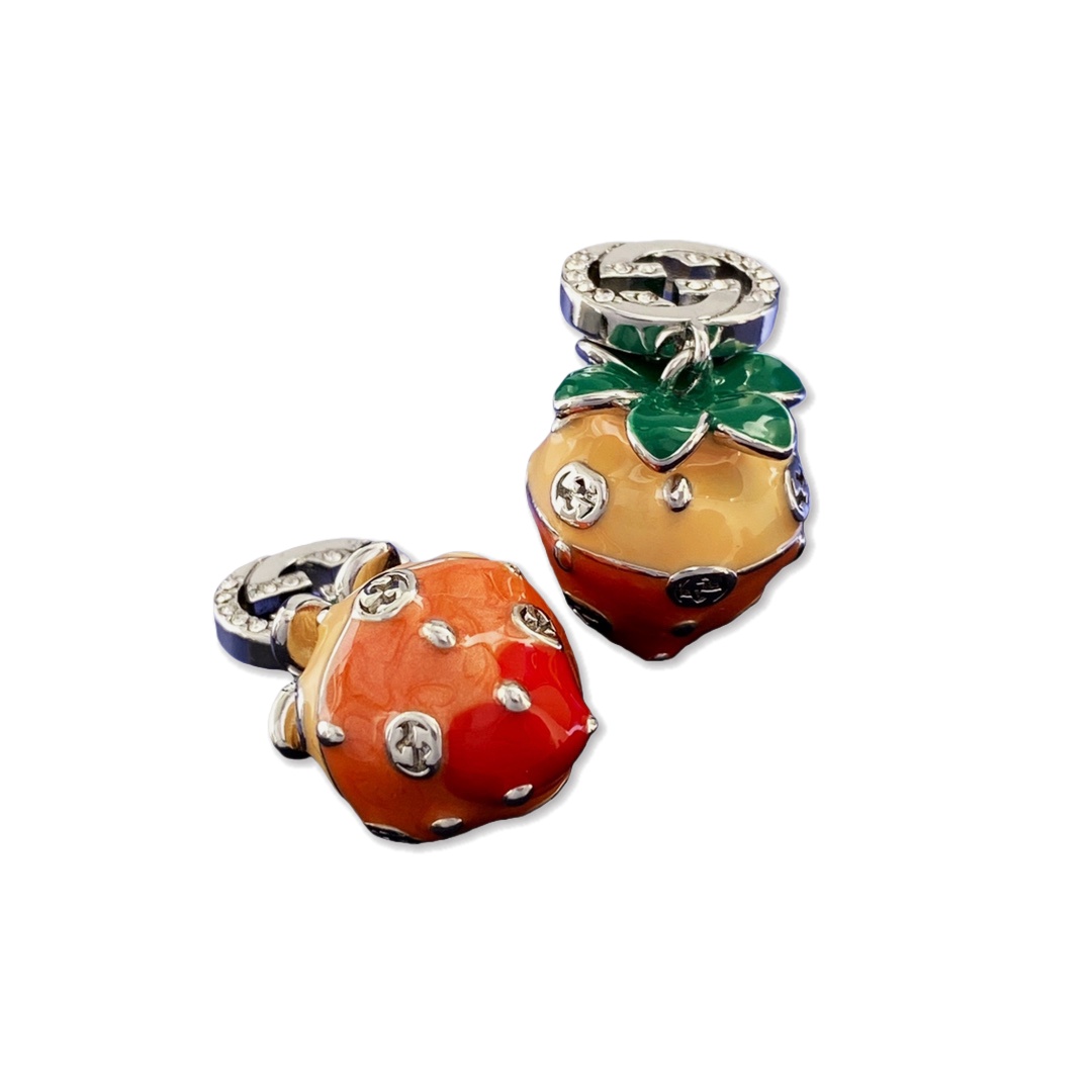 GGE063 GG Sweet strawberry drop earrings - ccjewelryacc