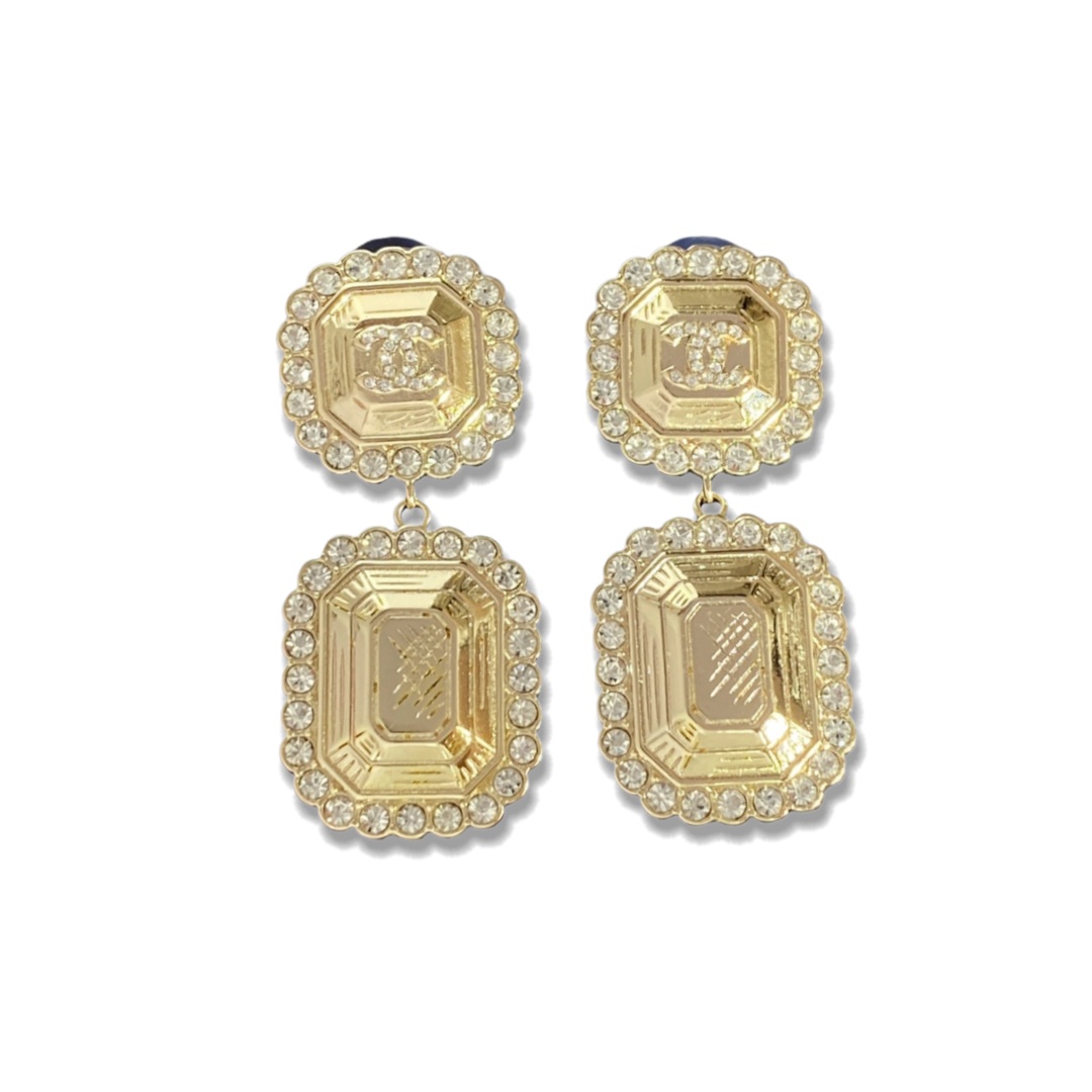 CCE377 Chanel earrings Metal crystal - ccjewelryacc