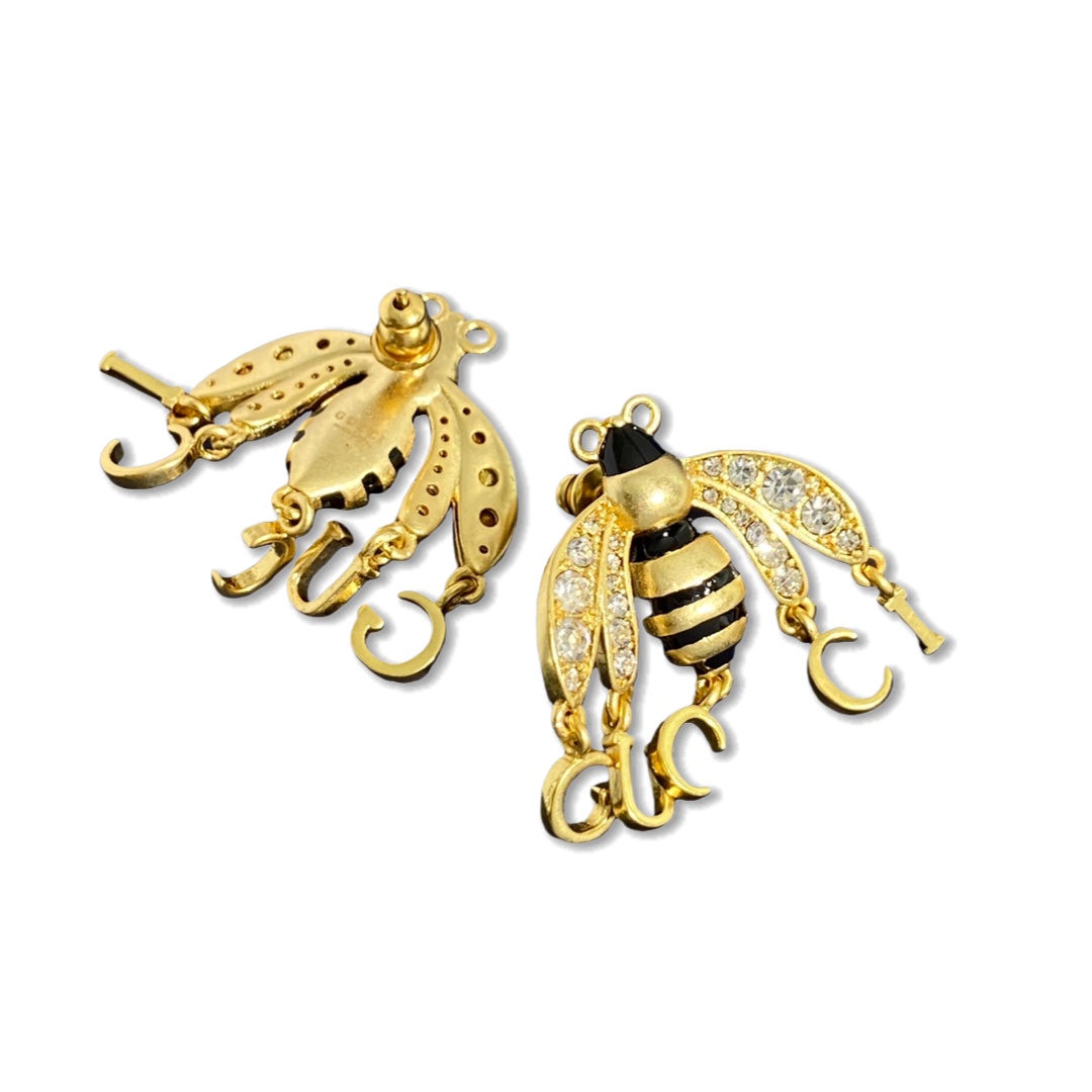 GGE051 GG bumble bee earrings - ccjewelryacc