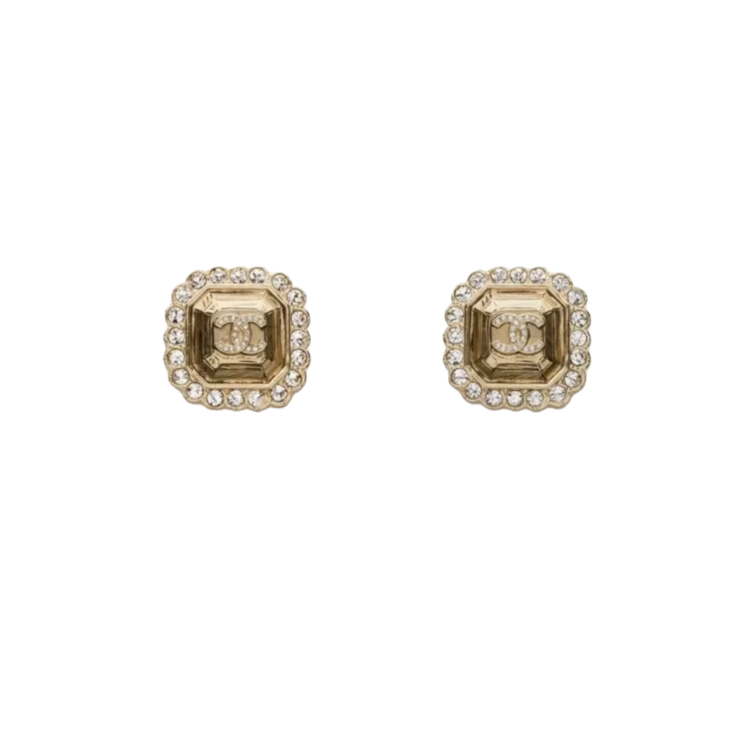 CCE377 Chanel earrings Metal crystal - ccjewelryacc