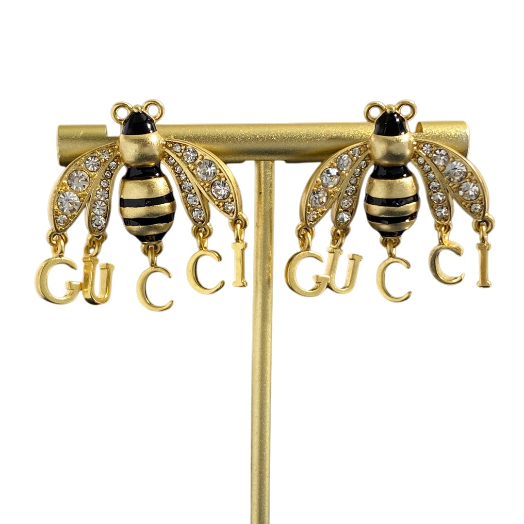 GGE051 GG bumble bee earrings - ccjewelryacc