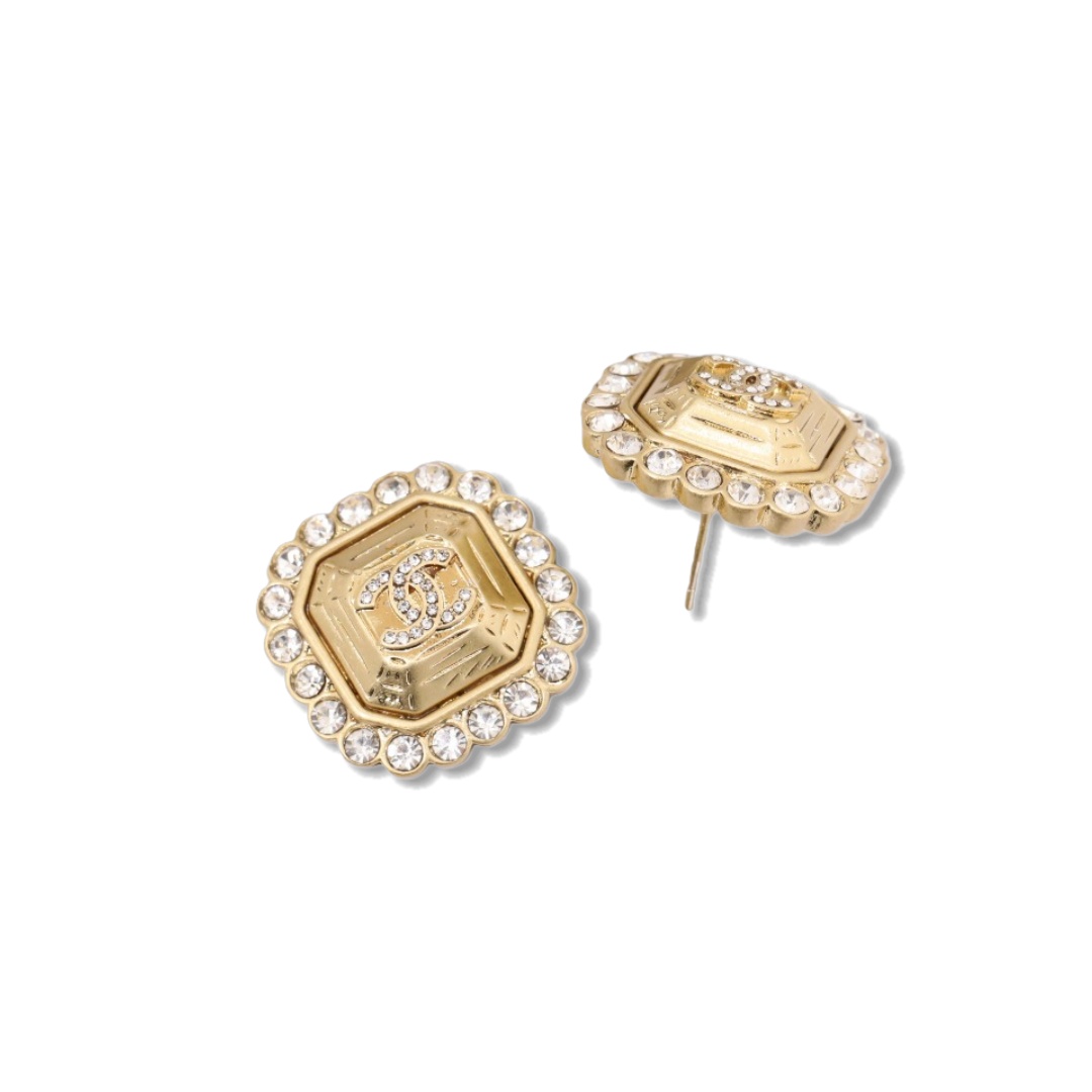 CCE377 Chanel earrings Metal crystal - ccjewelryacc