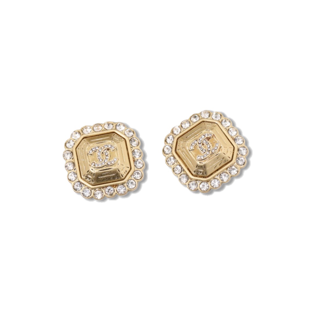 CCE377 Chanel earrings Metal crystal - ccjewelryacc