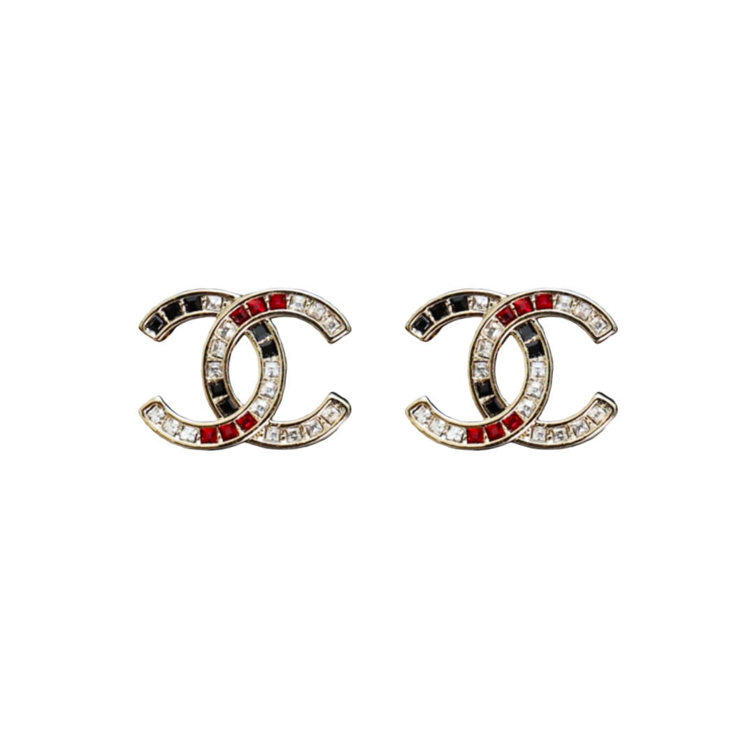 CCE710 cc logo earrings - ccjewelryacc