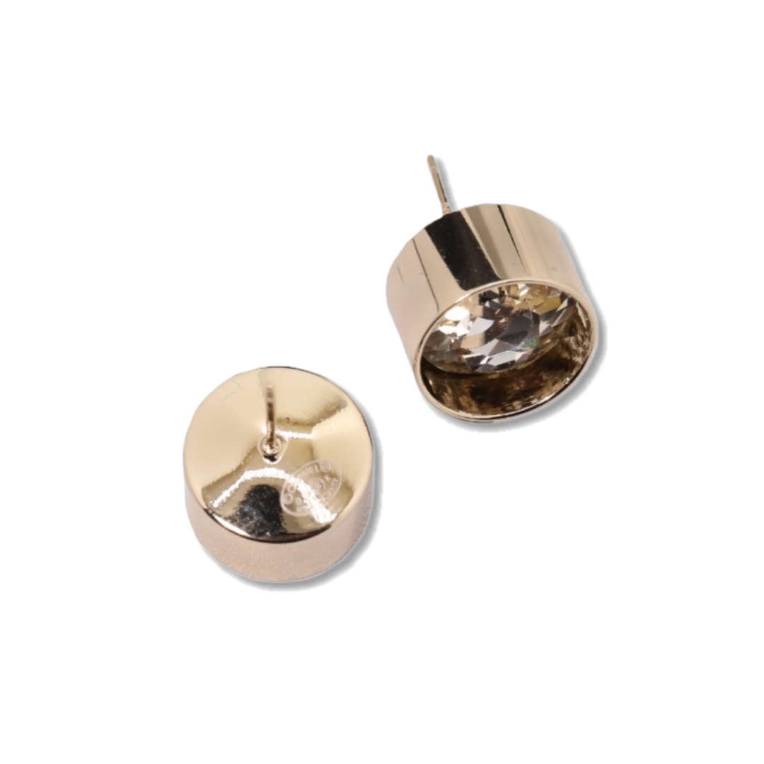 CCE522 Chanel rhinestone stud earrings - ccjewelryacc