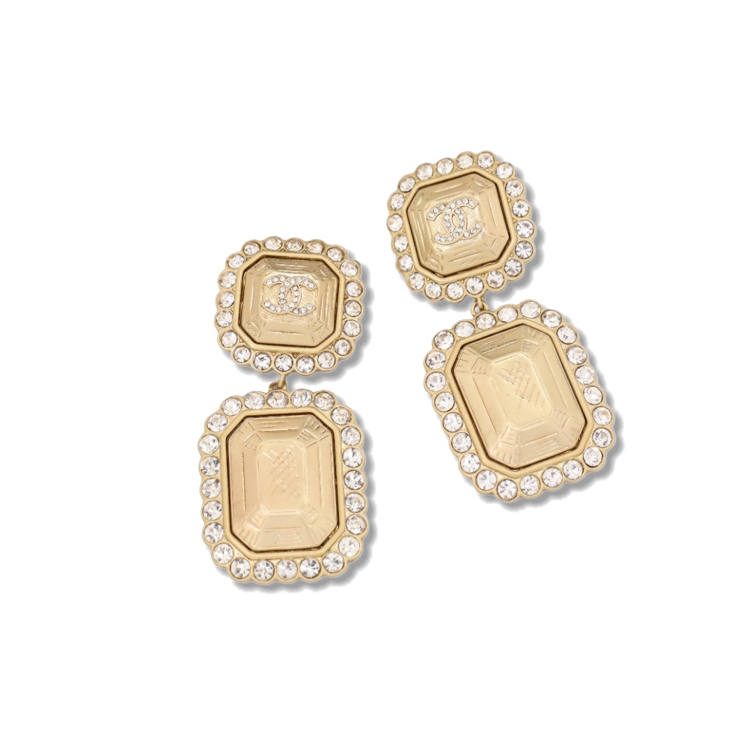 CCE377 Chanel earrings Metal crystal - ccjewelryacc
