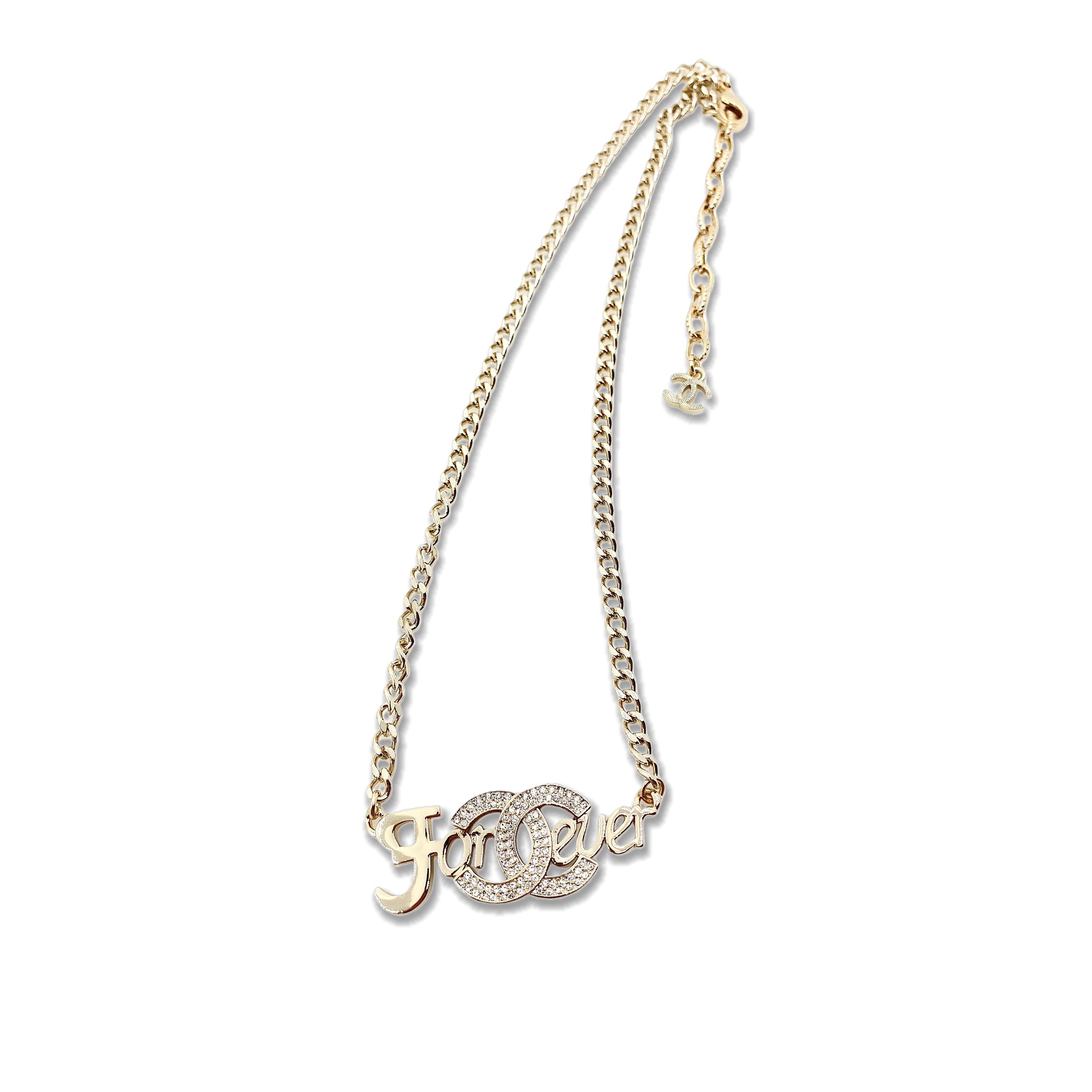 CCN065 Chanel forever cc logo Necklace - ccjewelryacc