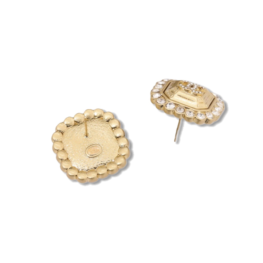CCE377 Chanel earrings Metal crystal - ccjewelryacc