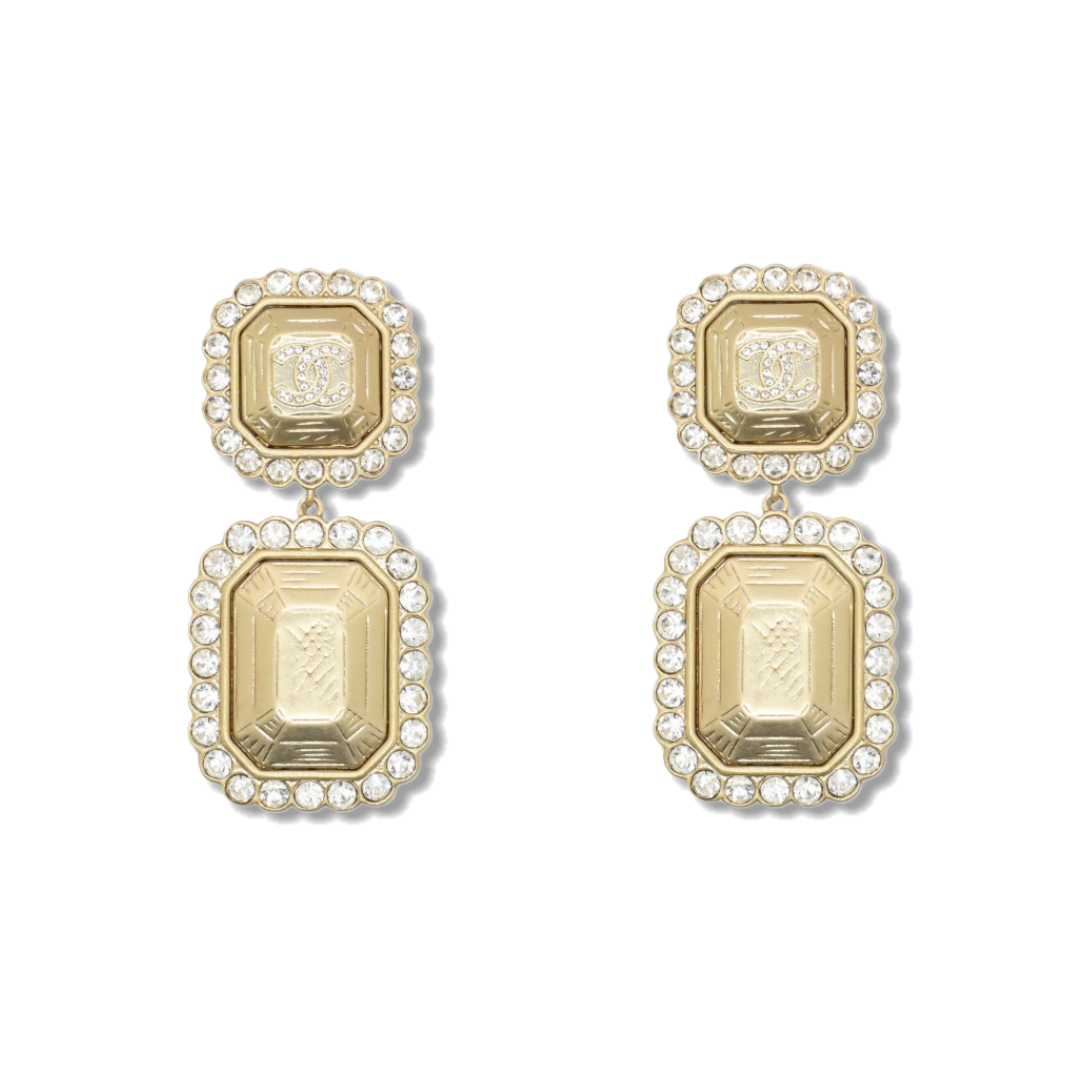 CCE377 Chanel earrings Metal crystal - ccjewelryacc