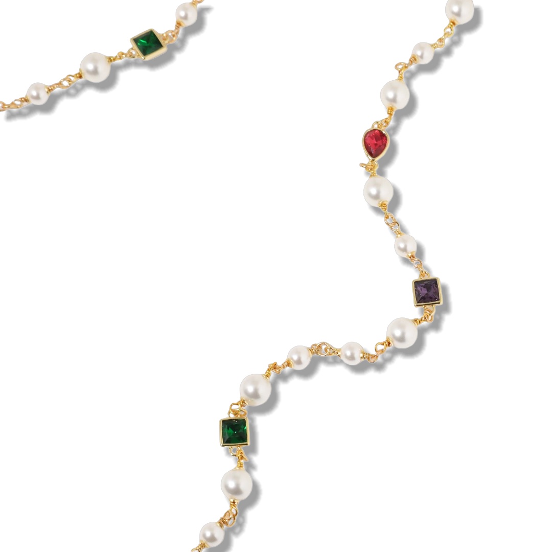 CCL113 Chanel Long pearl chain sweater necklace - ccjewelryacc