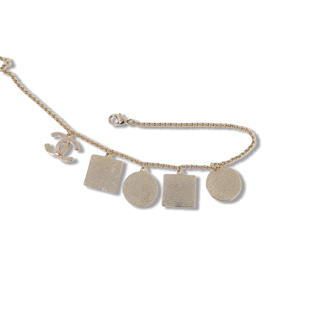 CCN373 Chanel coco letters charm necklace - ccjewelryacc
