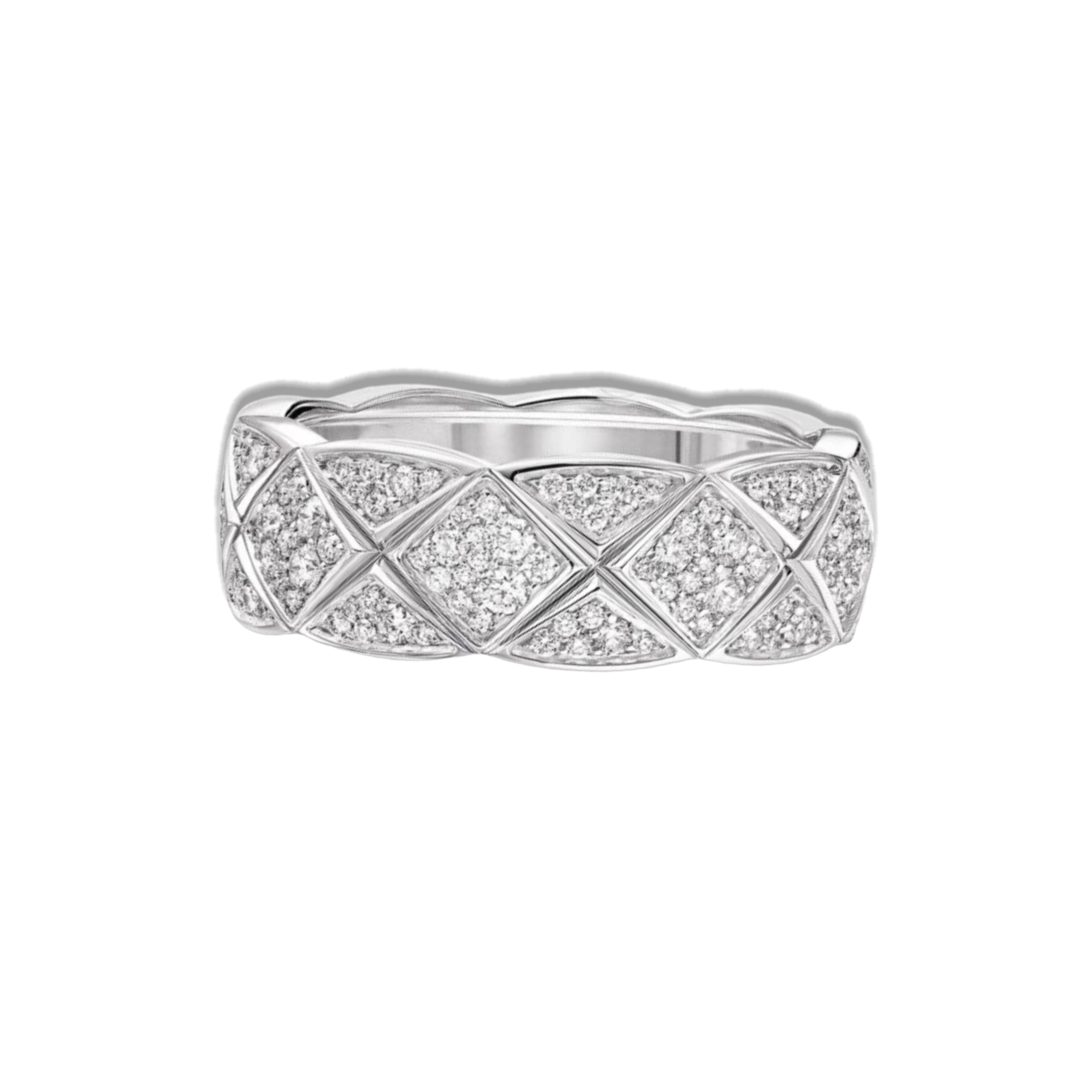 CCRS007 18k White Gold diamond COCO Crush ring - ccjewelryacc