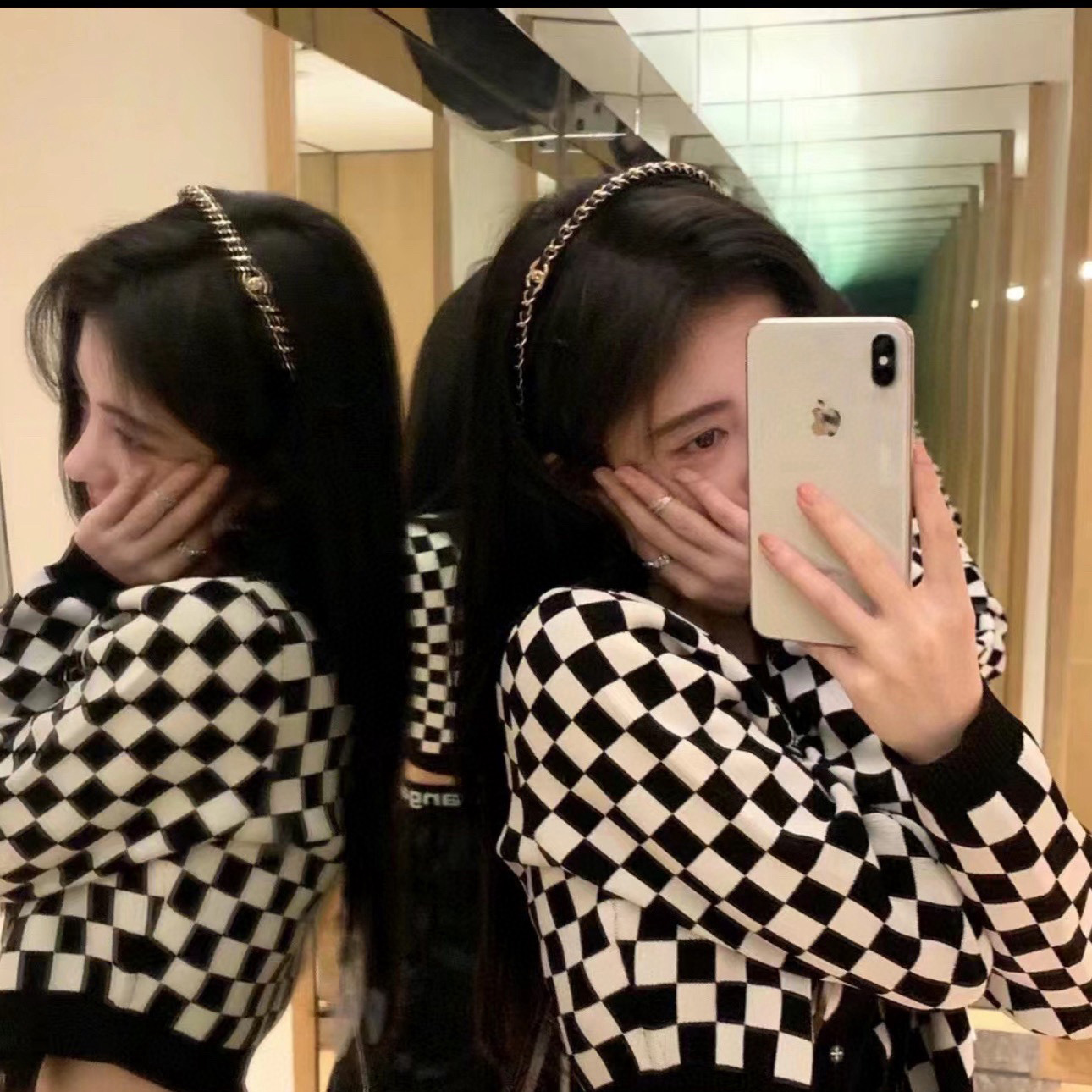 CCH072 chanel metal leater hairpin hair accessories - ccjewelryacc