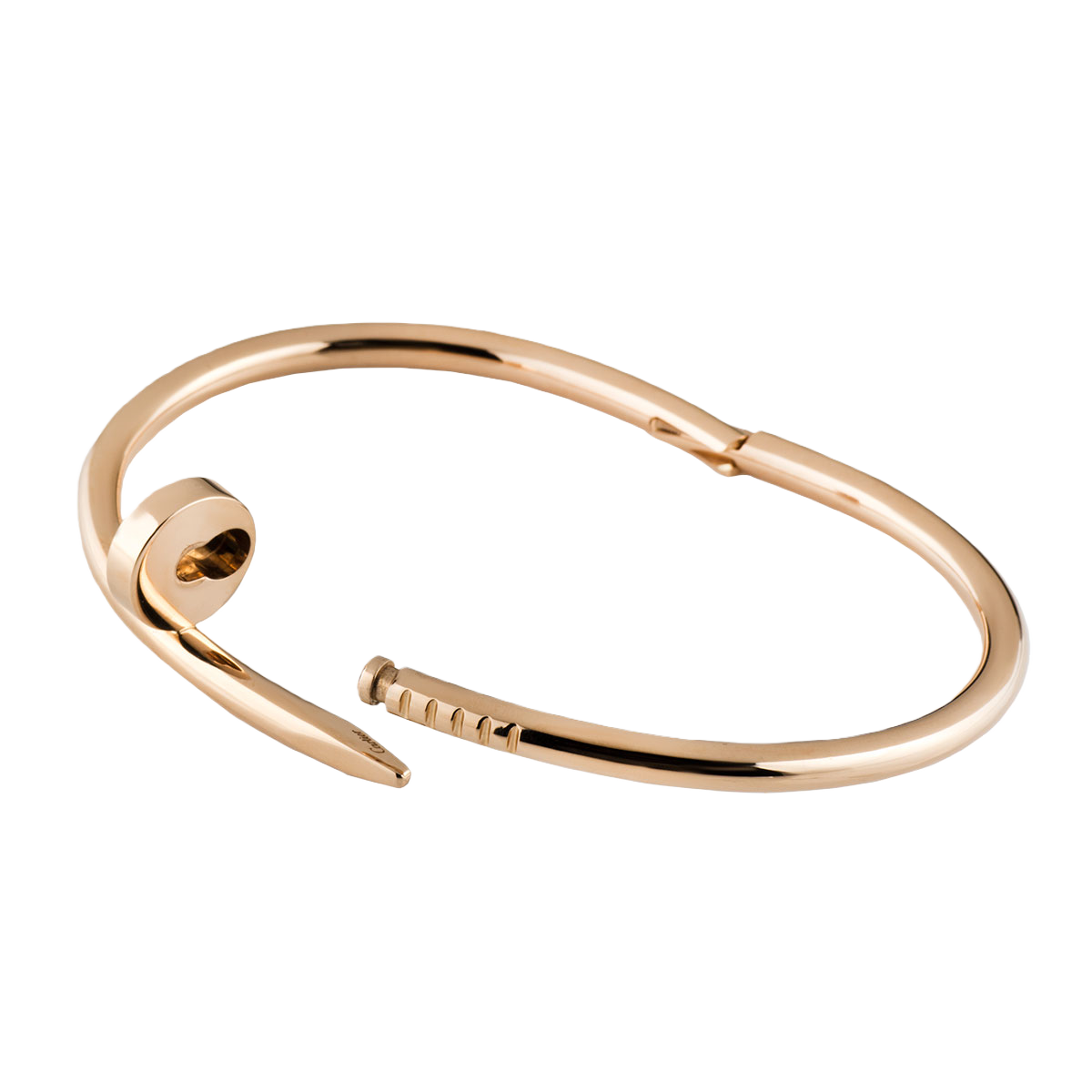 CTSV009 18K Gold Juste un Clou bracelet, classic model 3.5mm - ccjewelryacc