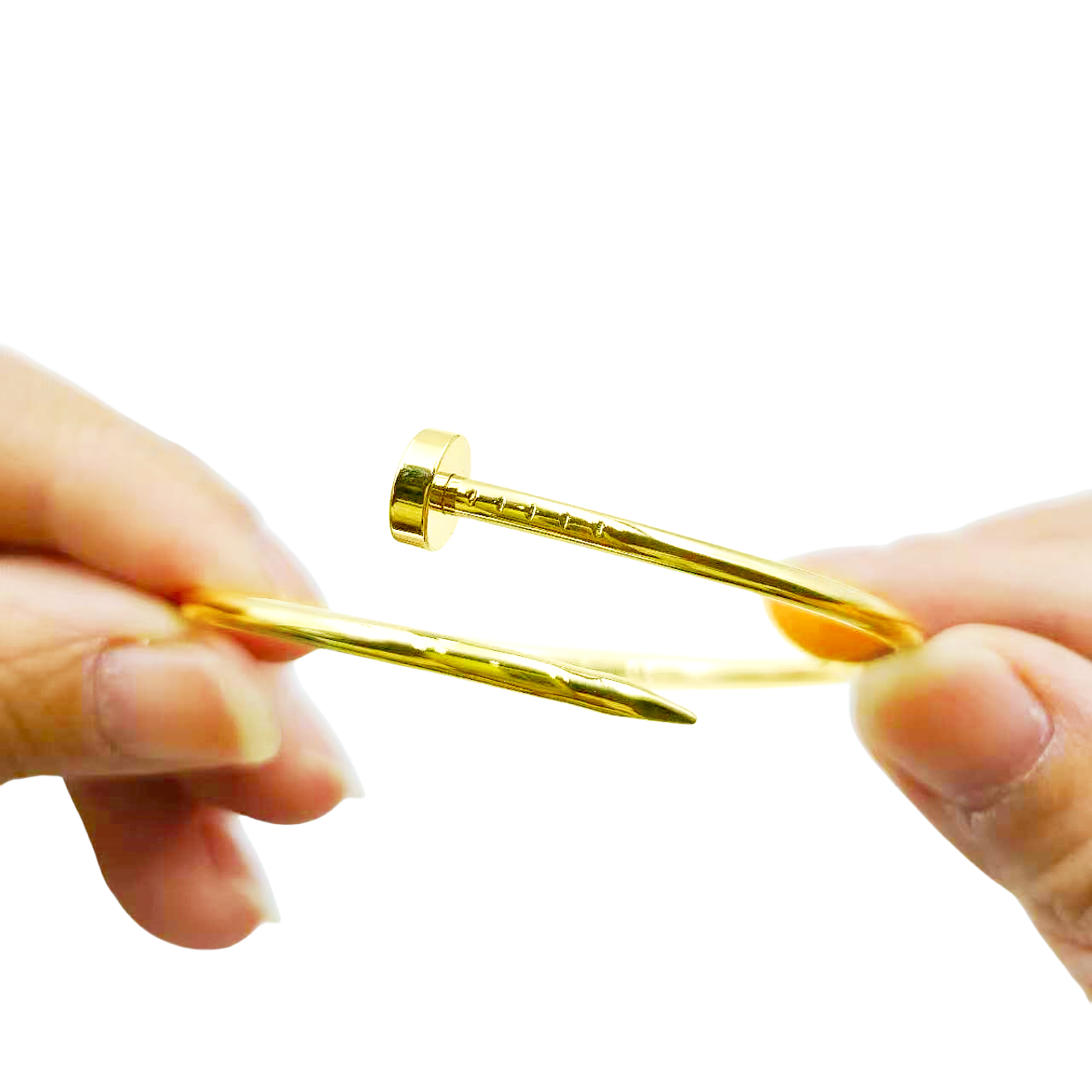 CTSV025 18K Gold slender and flexible Juste un Clou bracelet, small model 2.5mm - ccjewelryacc