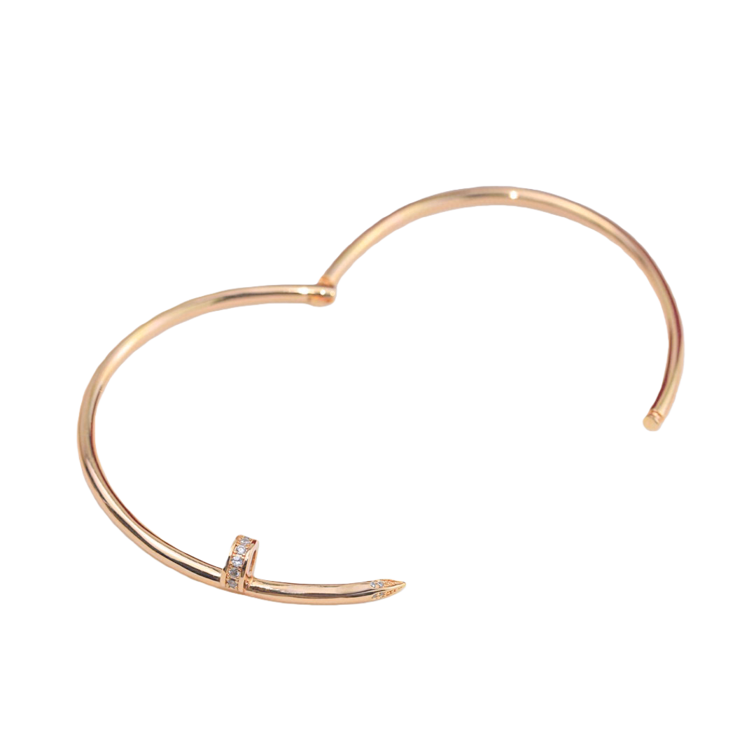 CTS008 Juste un Clou bracelet, small model, diamonds 2.5mm - ccjewelryacc