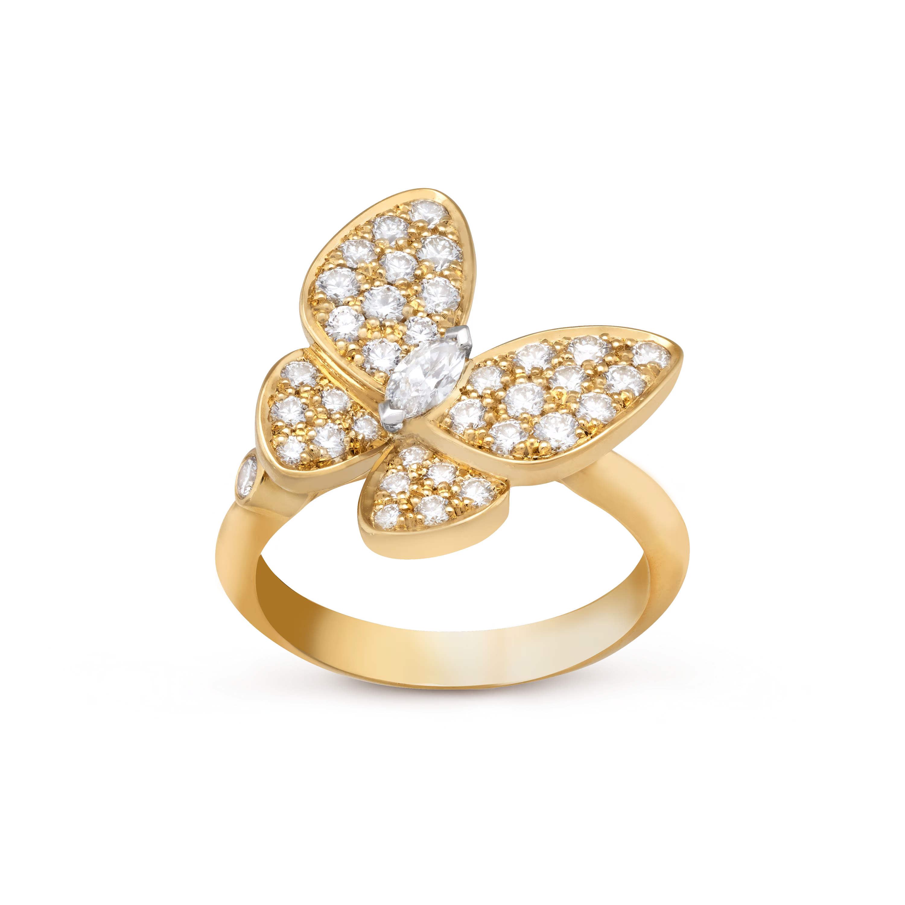 VCR016 Van cleef Butterfly Finger ring - ccjewelryacc