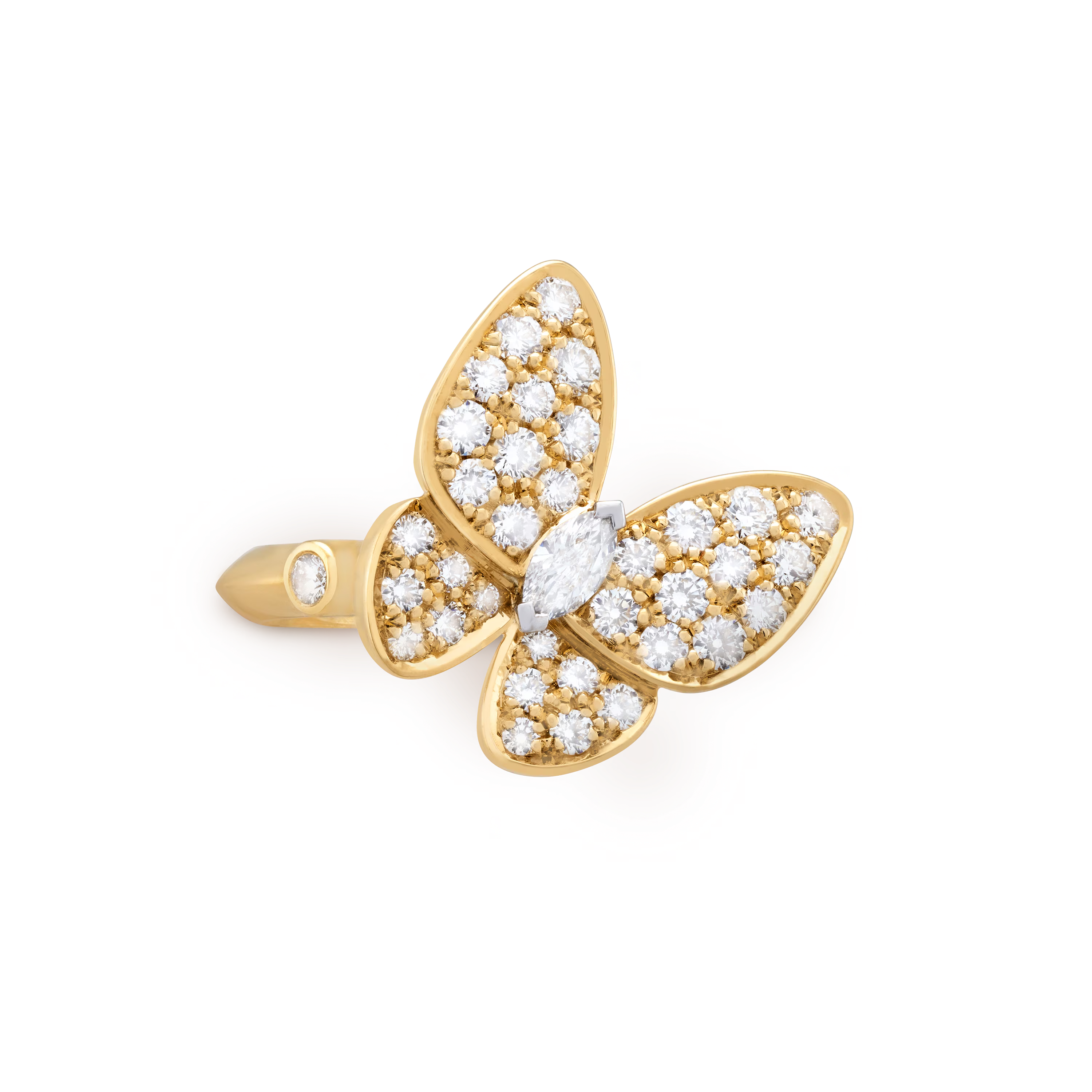 VCR016 Van cleef Butterfly Finger ring - ccjewelryacc