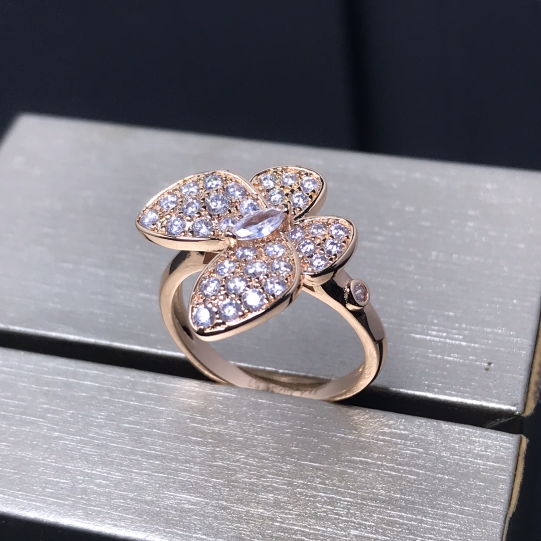 VCR016 Van cleef Butterfly Finger ring - ccjewelryacc