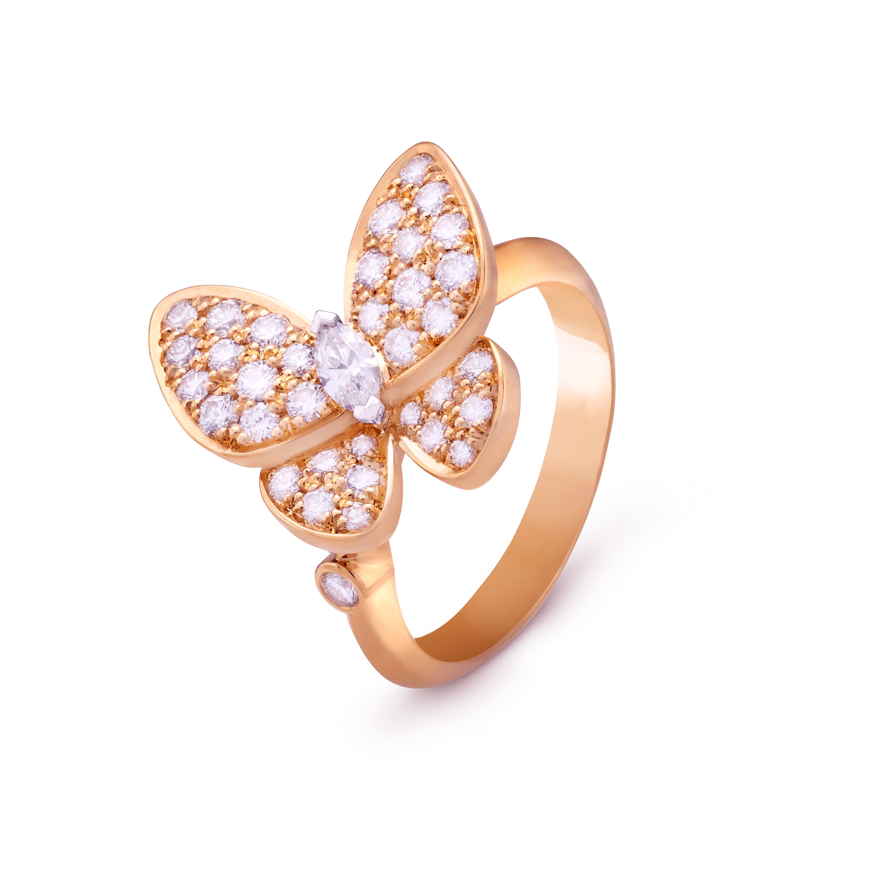 VCR016 Van cleef Butterfly Finger ring - ccjewelryacc
