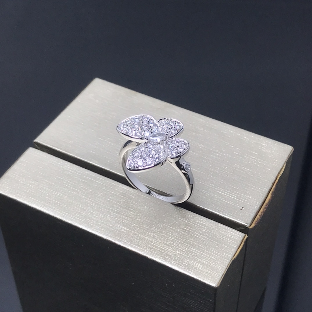 VCR016 Van cleef Butterfly Finger ring - ccjewelryacc