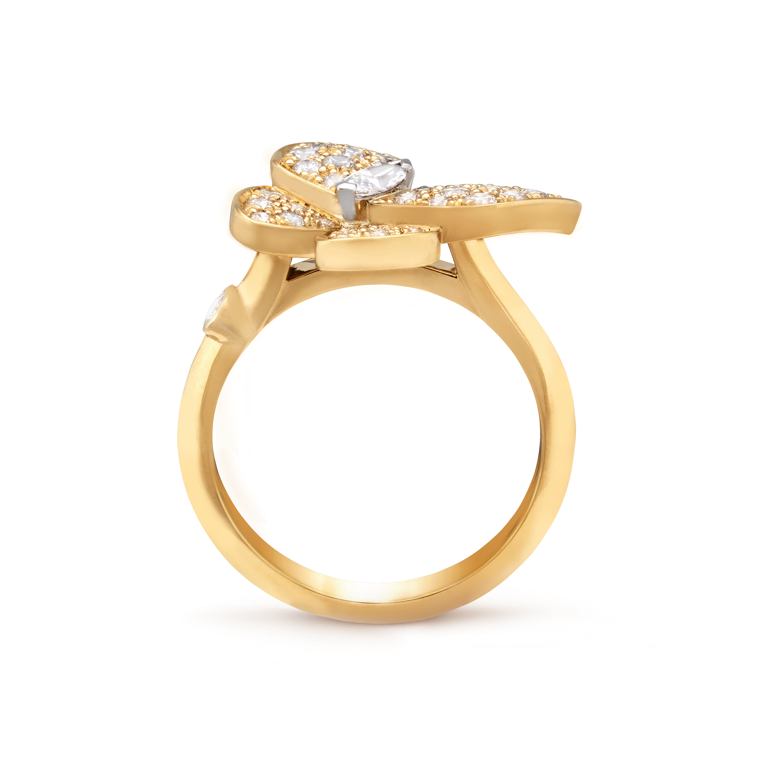 VCR016 Van cleef Butterfly Finger ring - ccjewelryacc