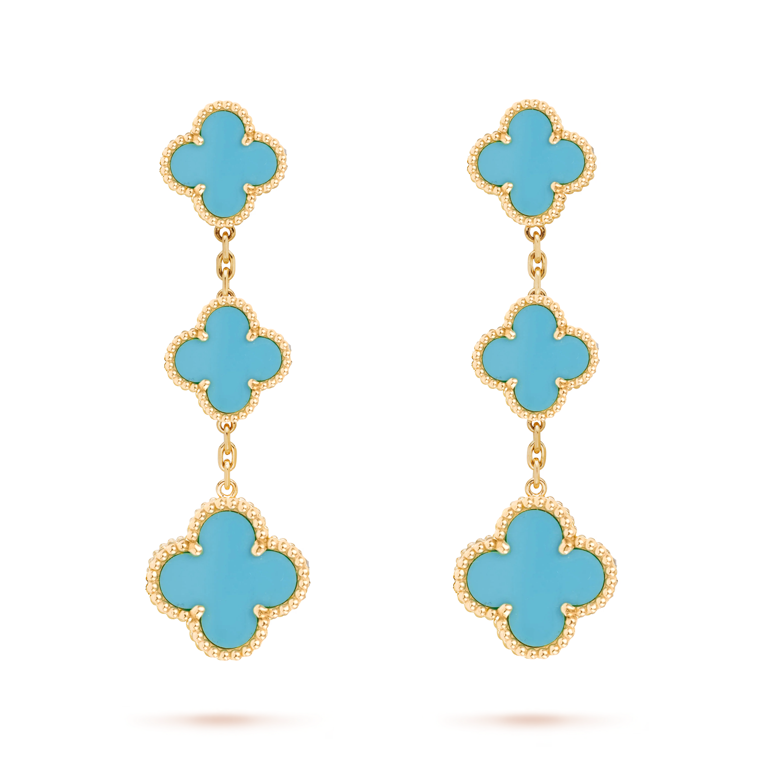 VCE022 VCA Magic Alhambra stud Clip earring 3 motifs - ccjewelryacc
