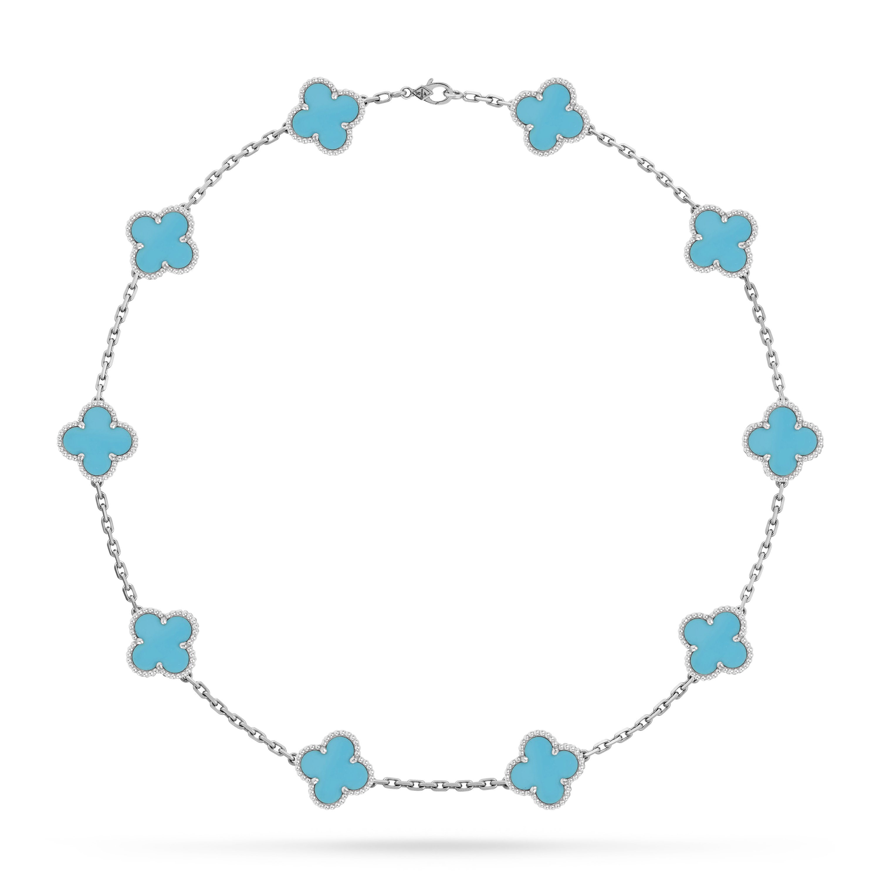 VCN075 Vintage Alhambra necklace 10 motifs - ccjewelryacc