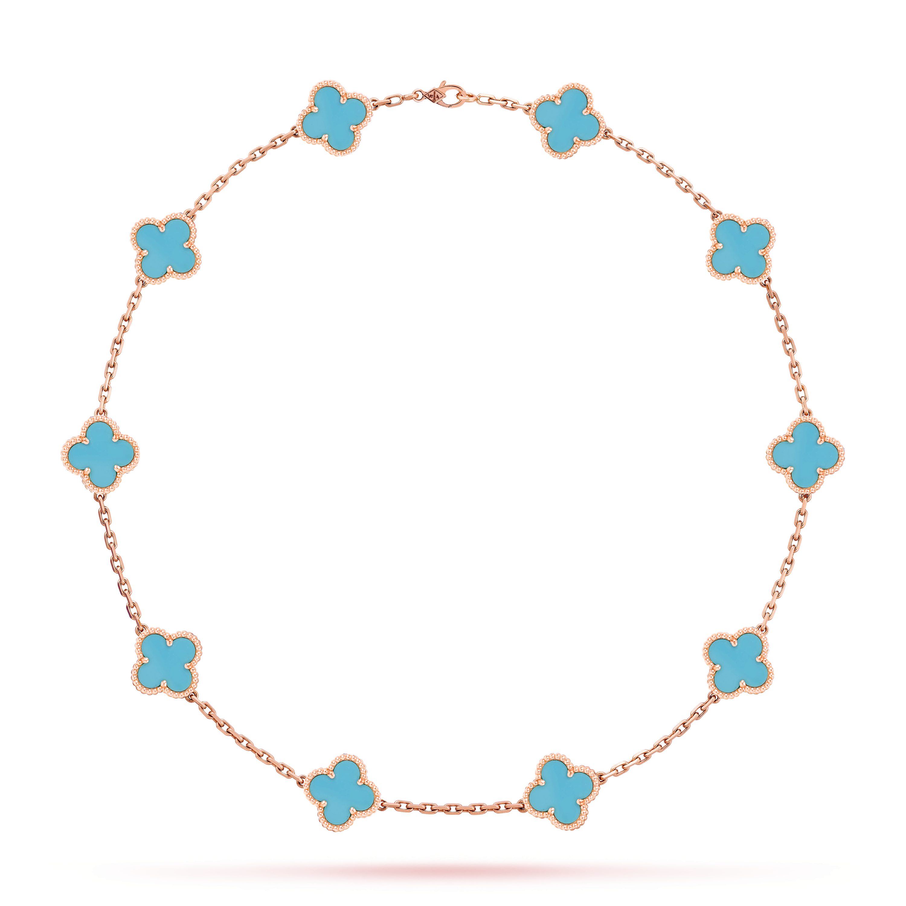 VCN075 Vintage Alhambra necklace 10 motifs - ccjewelryacc