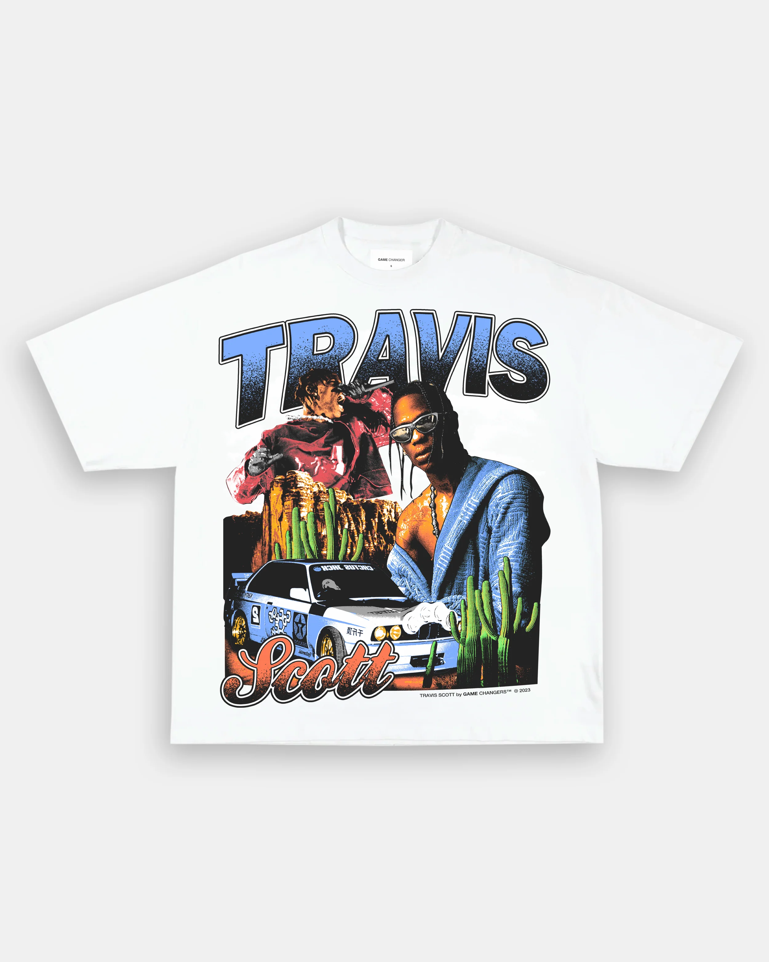 TRAVIS SCOTT 2 TEE - GraVintage