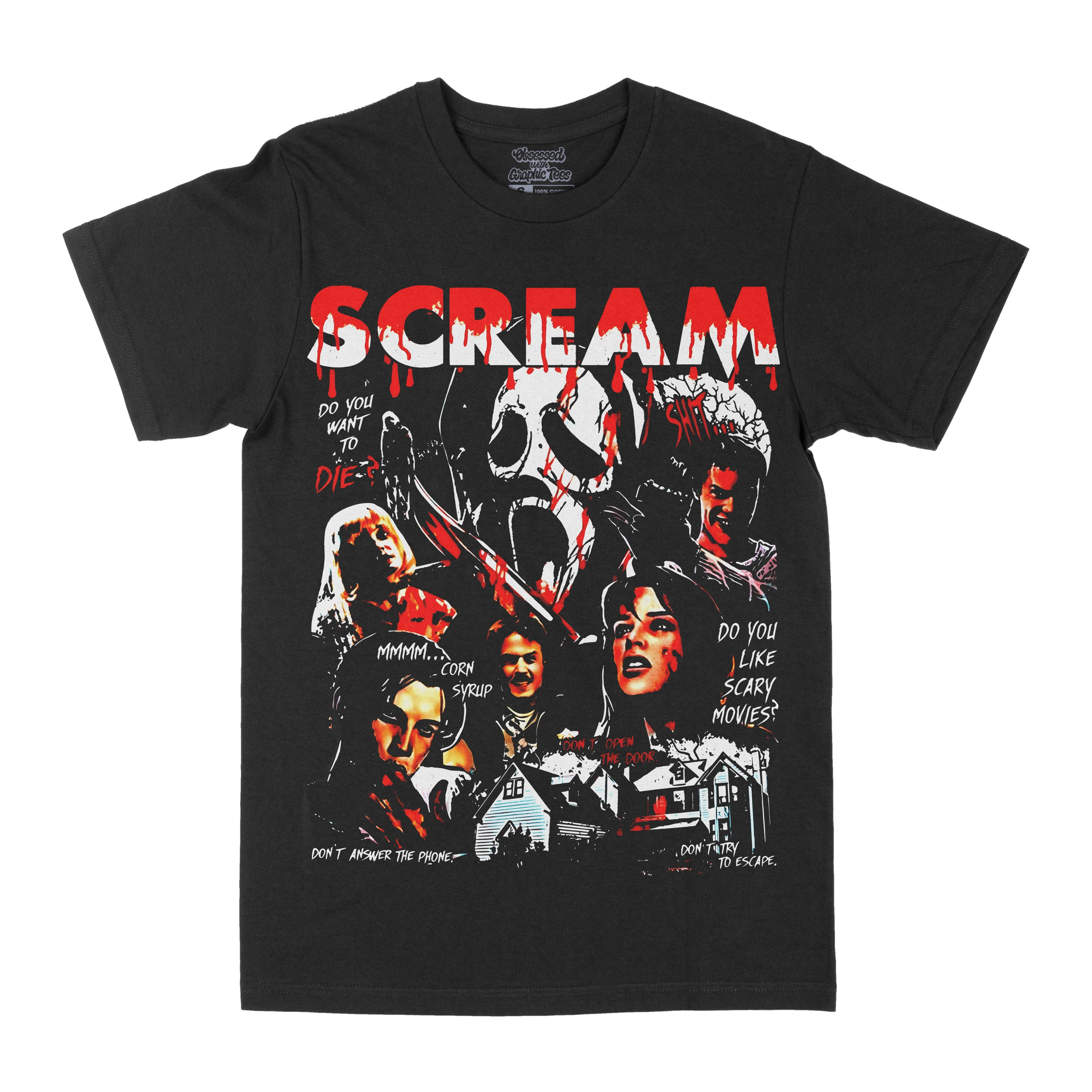 Scream Horror Graphic Tee - GraVintage